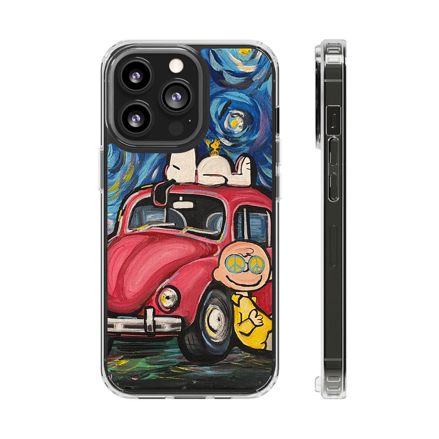 Phone Case: Starry Night with Bug Clear Cases