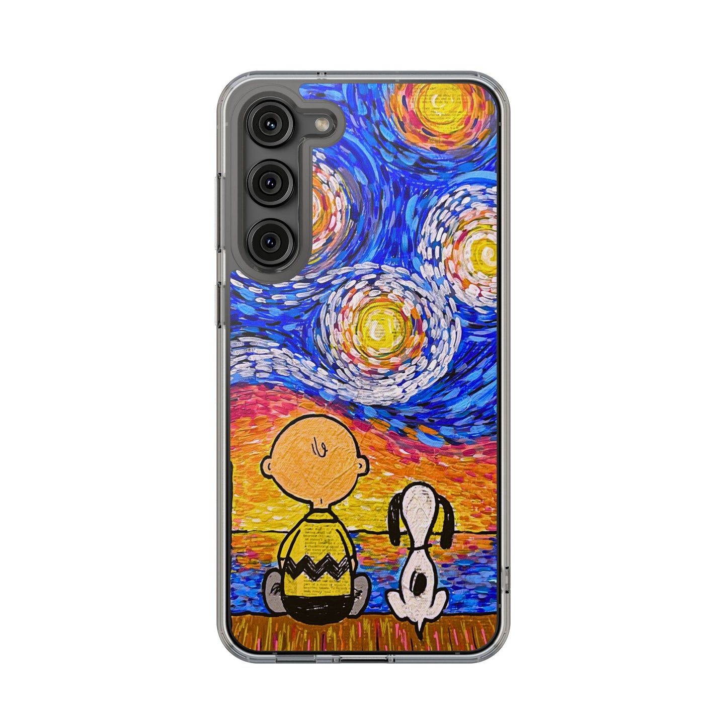 Phone Case: Starry Night at Lake Clear Cases