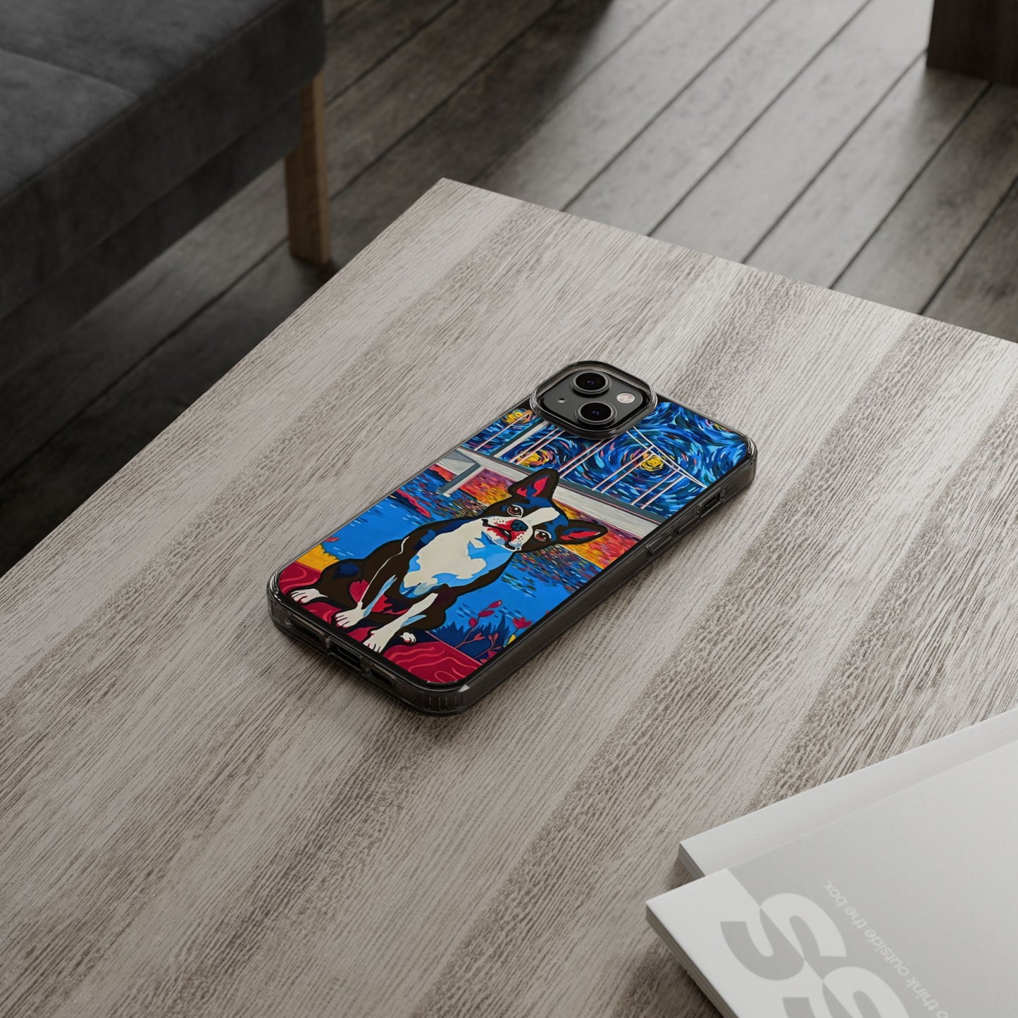 Phone Case: Boston Terrier Clear Cases