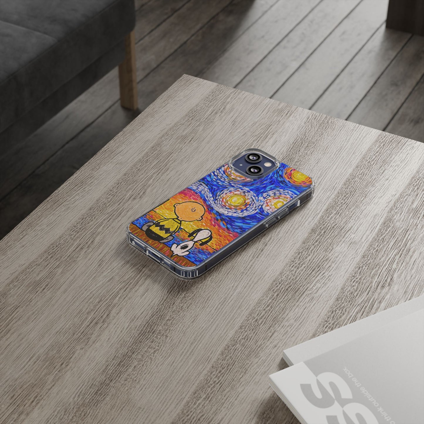 Phone Case: Starry Night at Lake Clear Cases