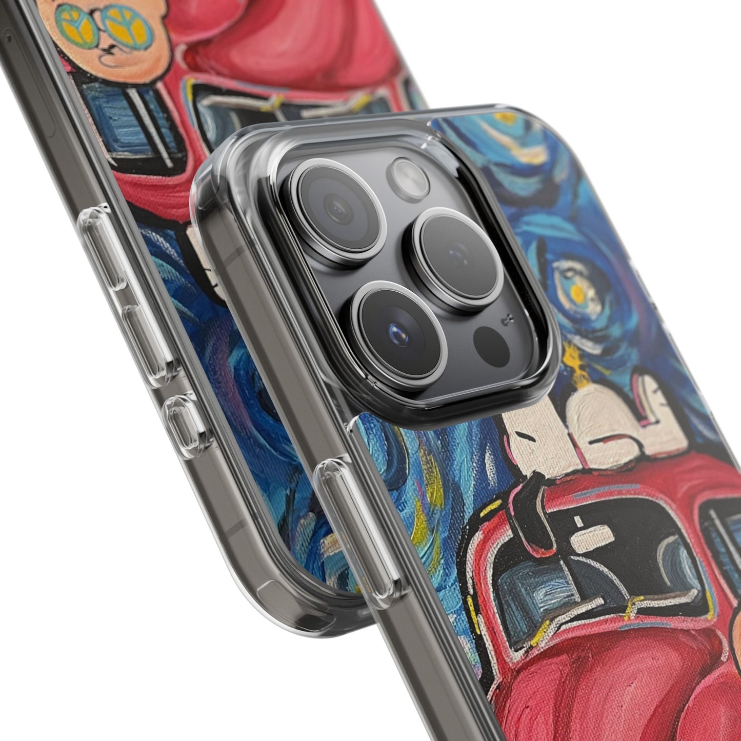 Phone Case: Starry Night with Bug Clear Cases