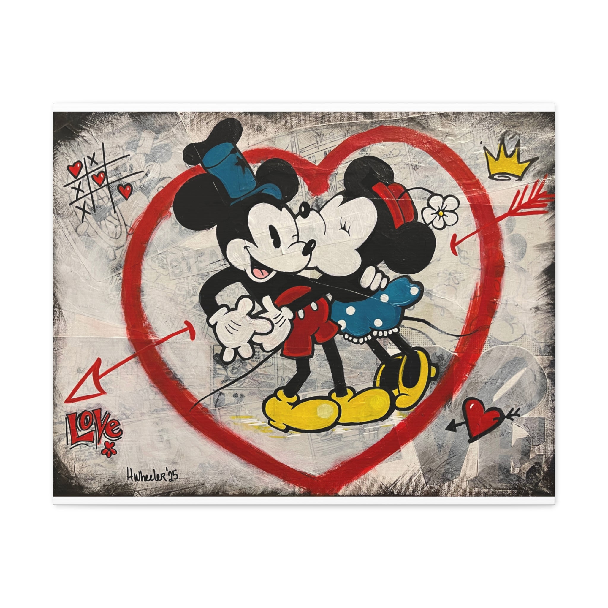 Art: Steamboat Willie Canvas Gallery Wraps