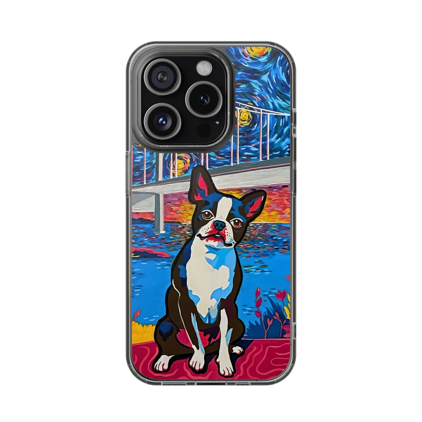 Phone Case: Boston Terrier Clear Cases