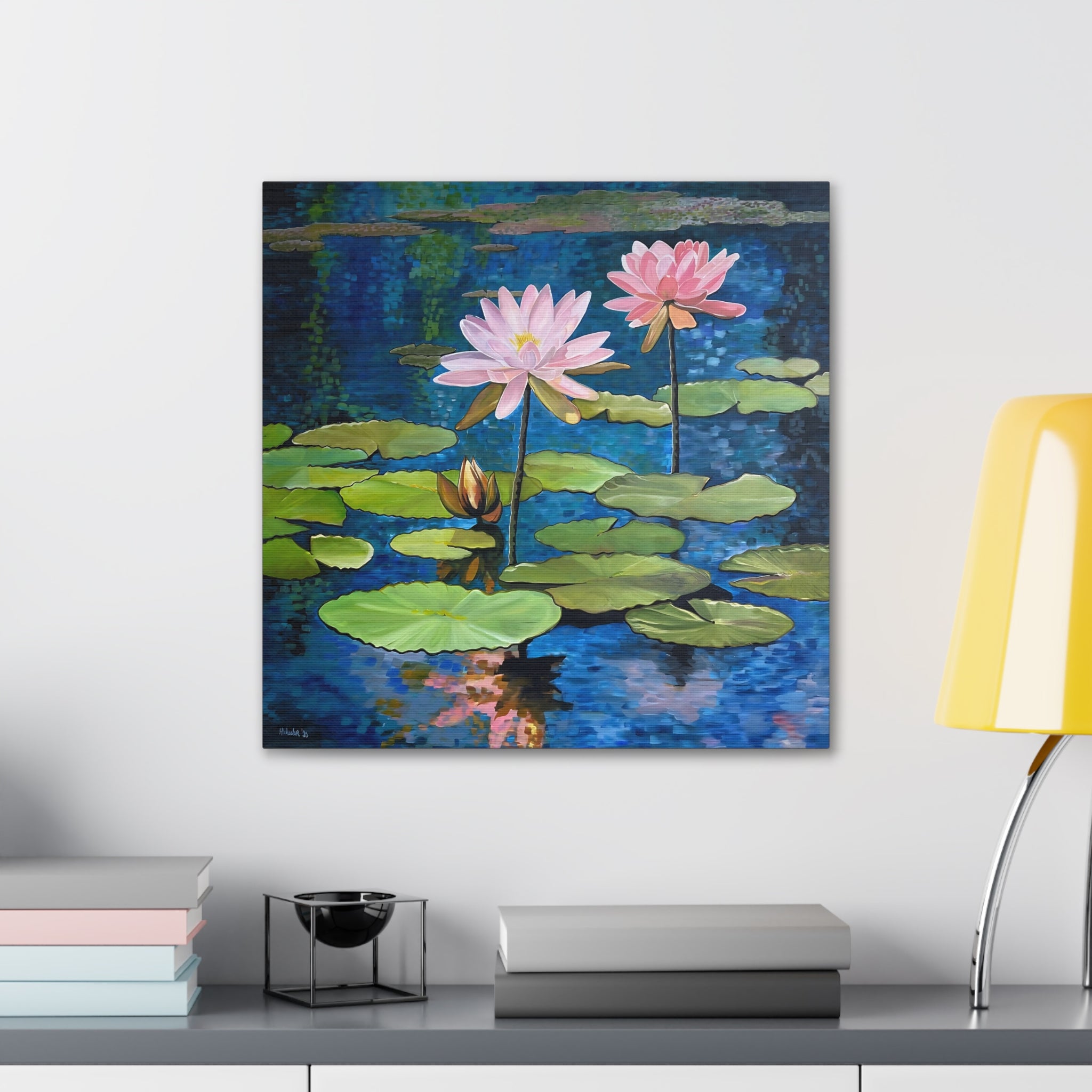 Art: Lotus Flower Canvas Print