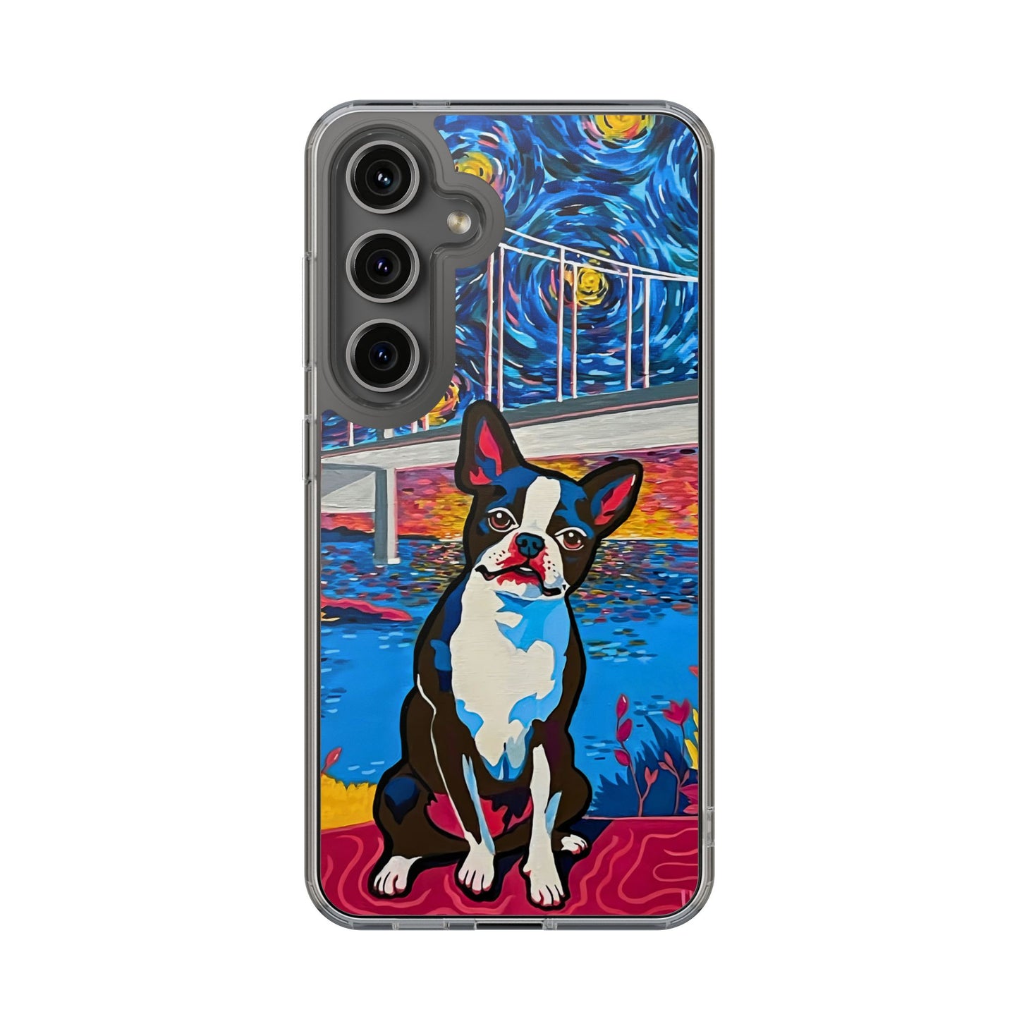 Phone Case: Boston Terrier Clear Cases