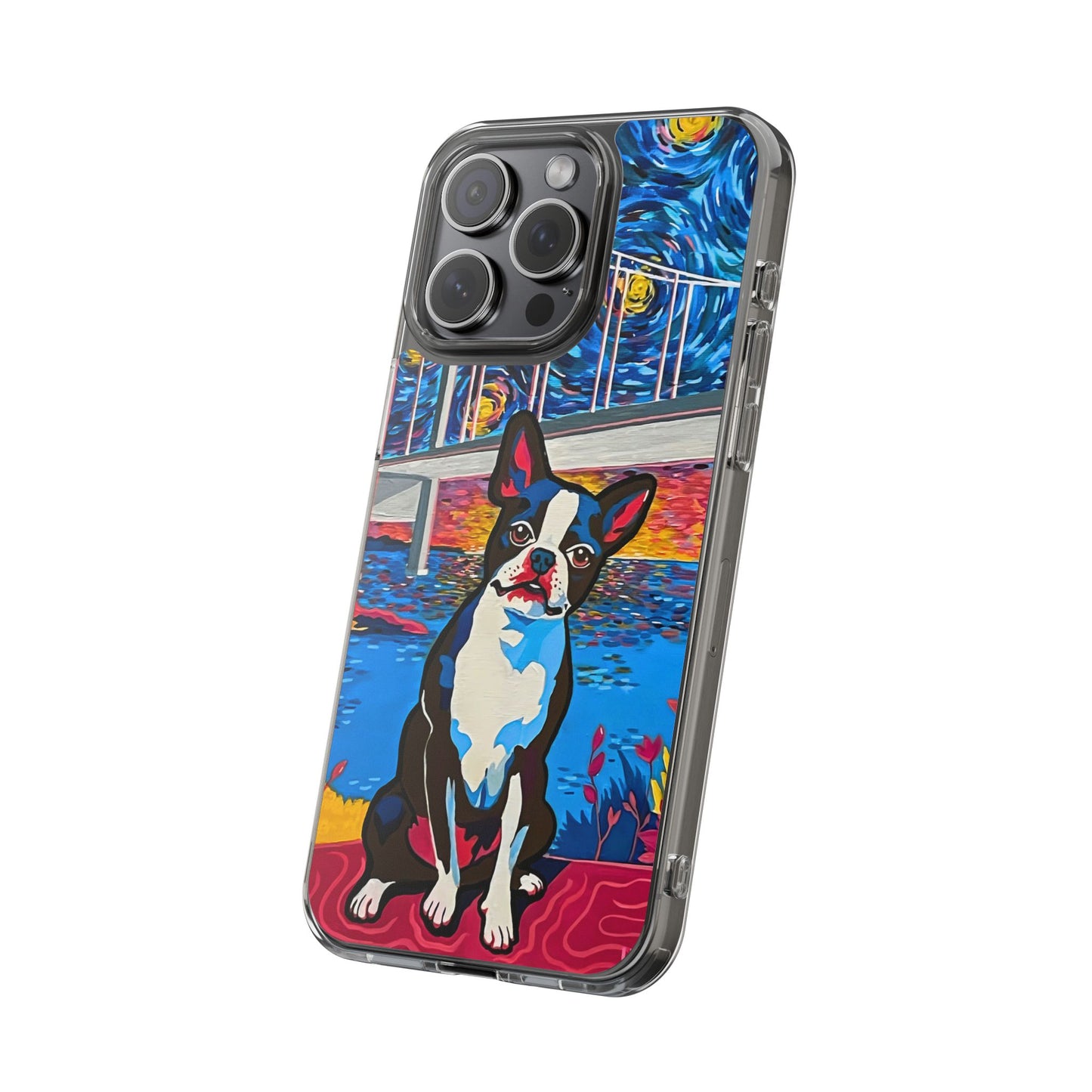 Phone Case: Boston Terrier Clear Cases