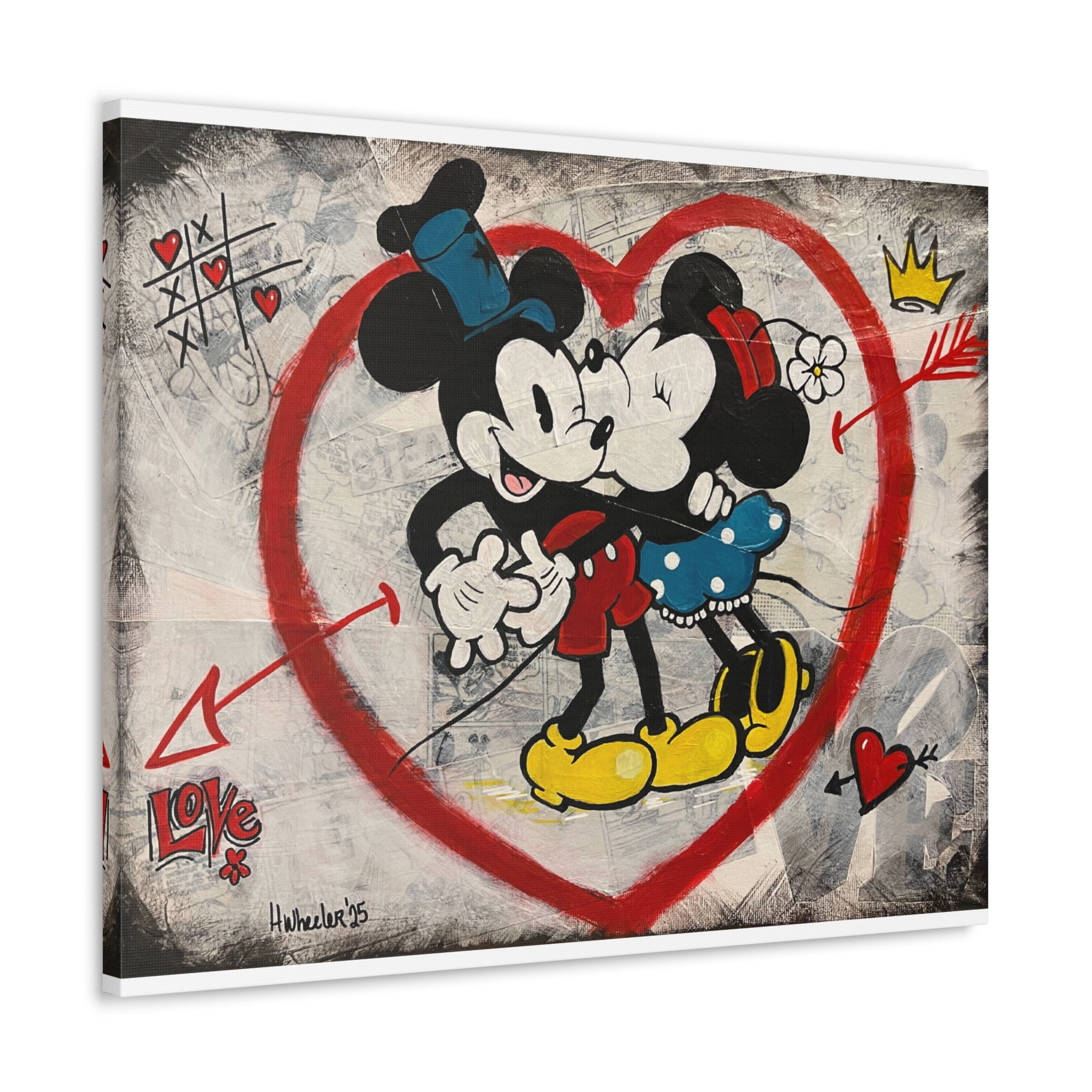 Art: Steamboat Willie Canvas Gallery Wraps