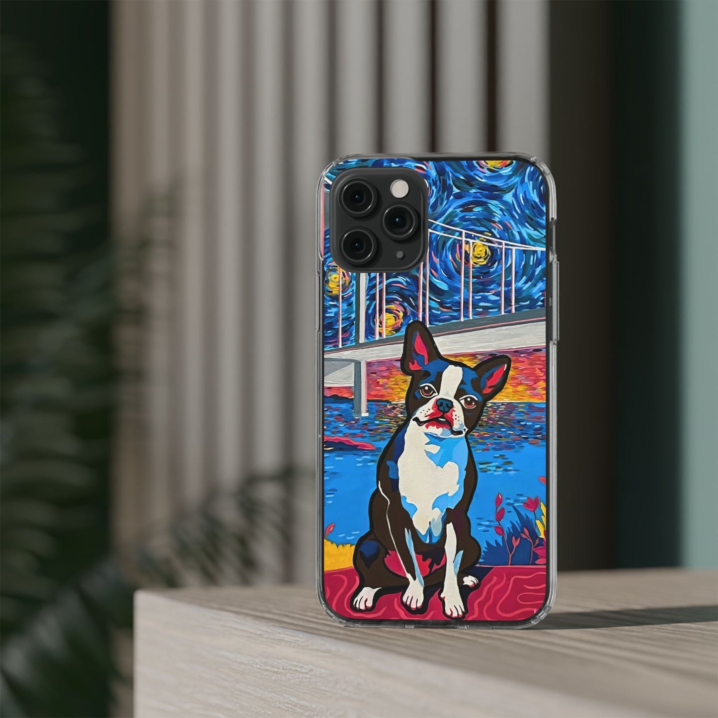 Phone Case: Boston Terrier Clear Cases