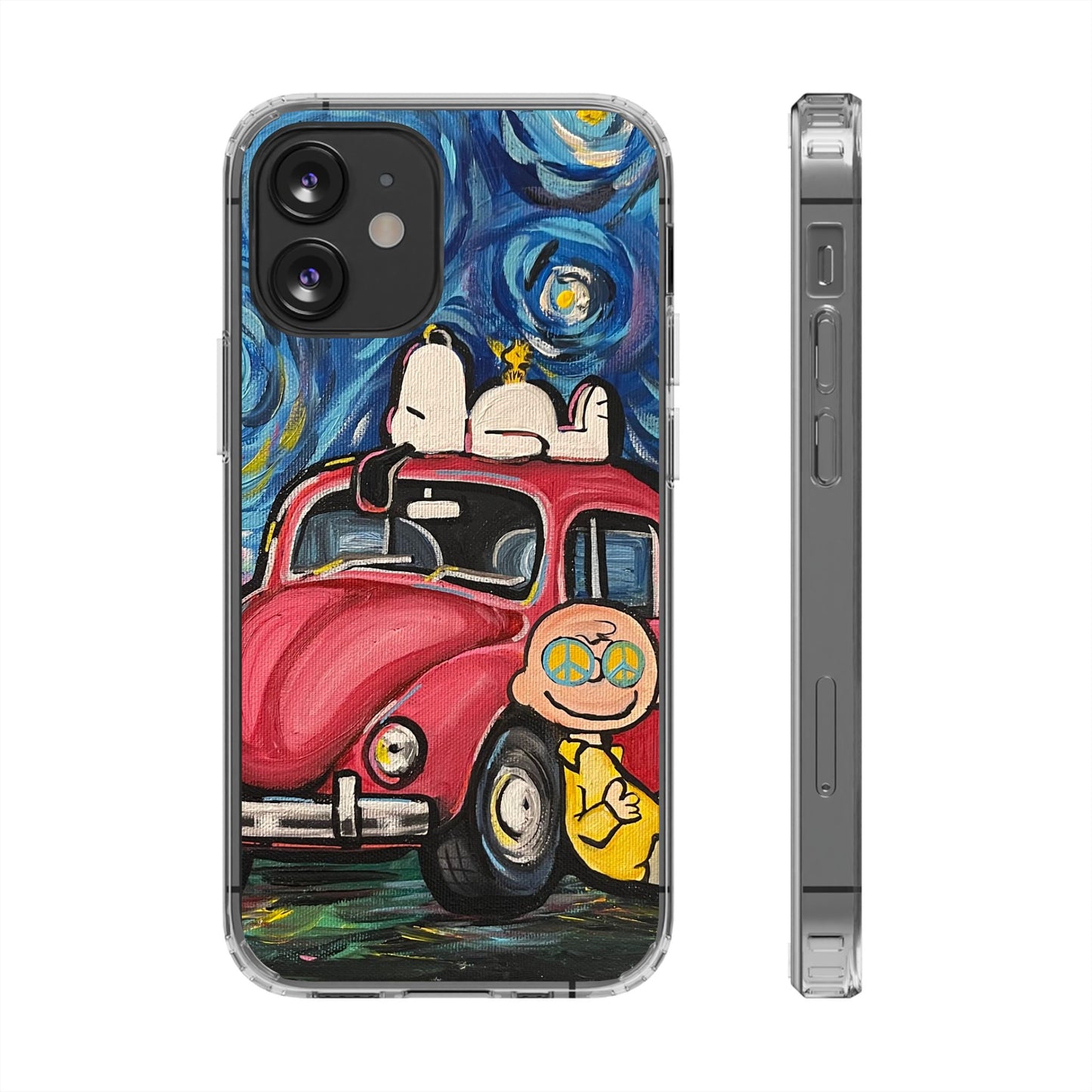 Phone Case: Starry Night with Bug Clear Cases