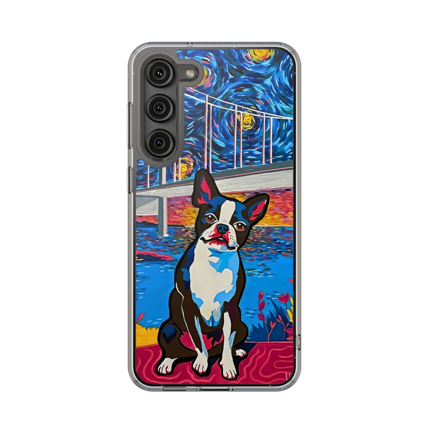 Phone Case: Boston Terrier Clear Cases