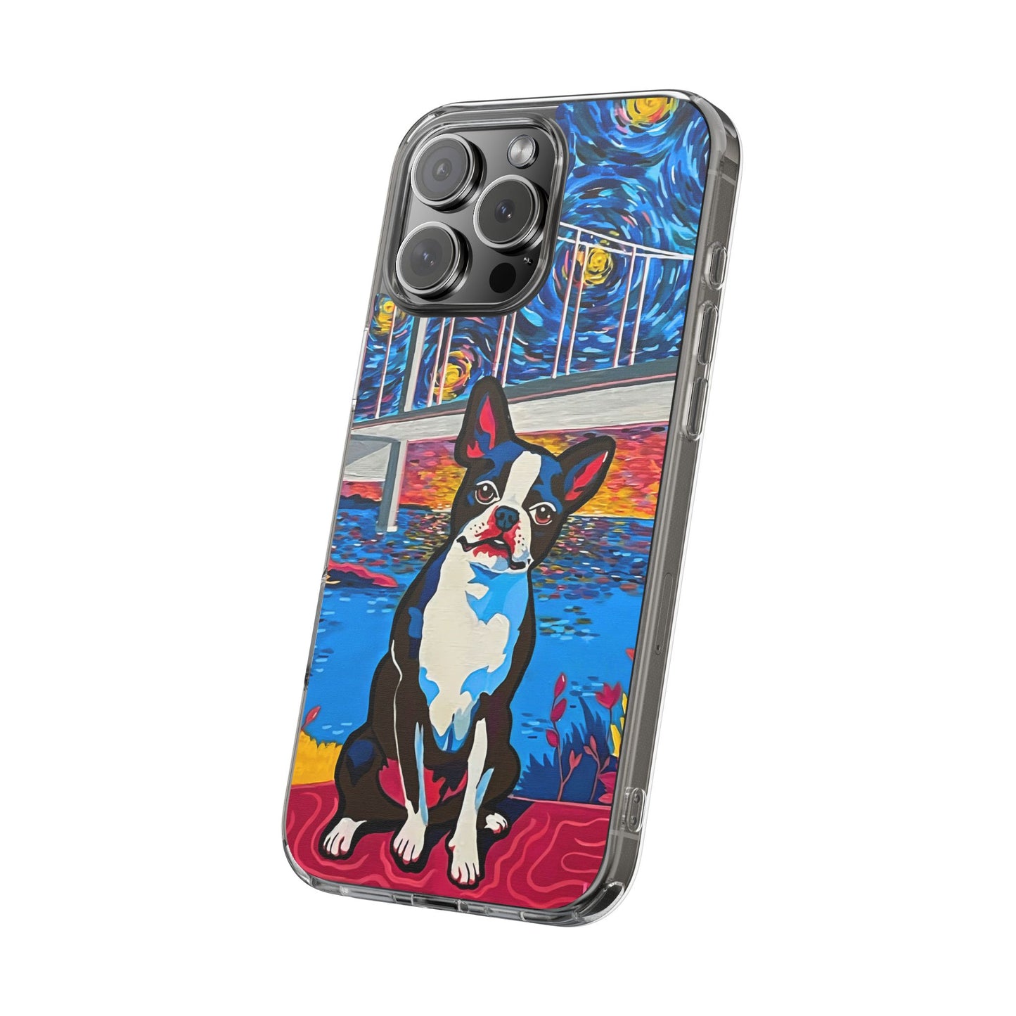 Phone Case: Boston Terrier Clear Cases
