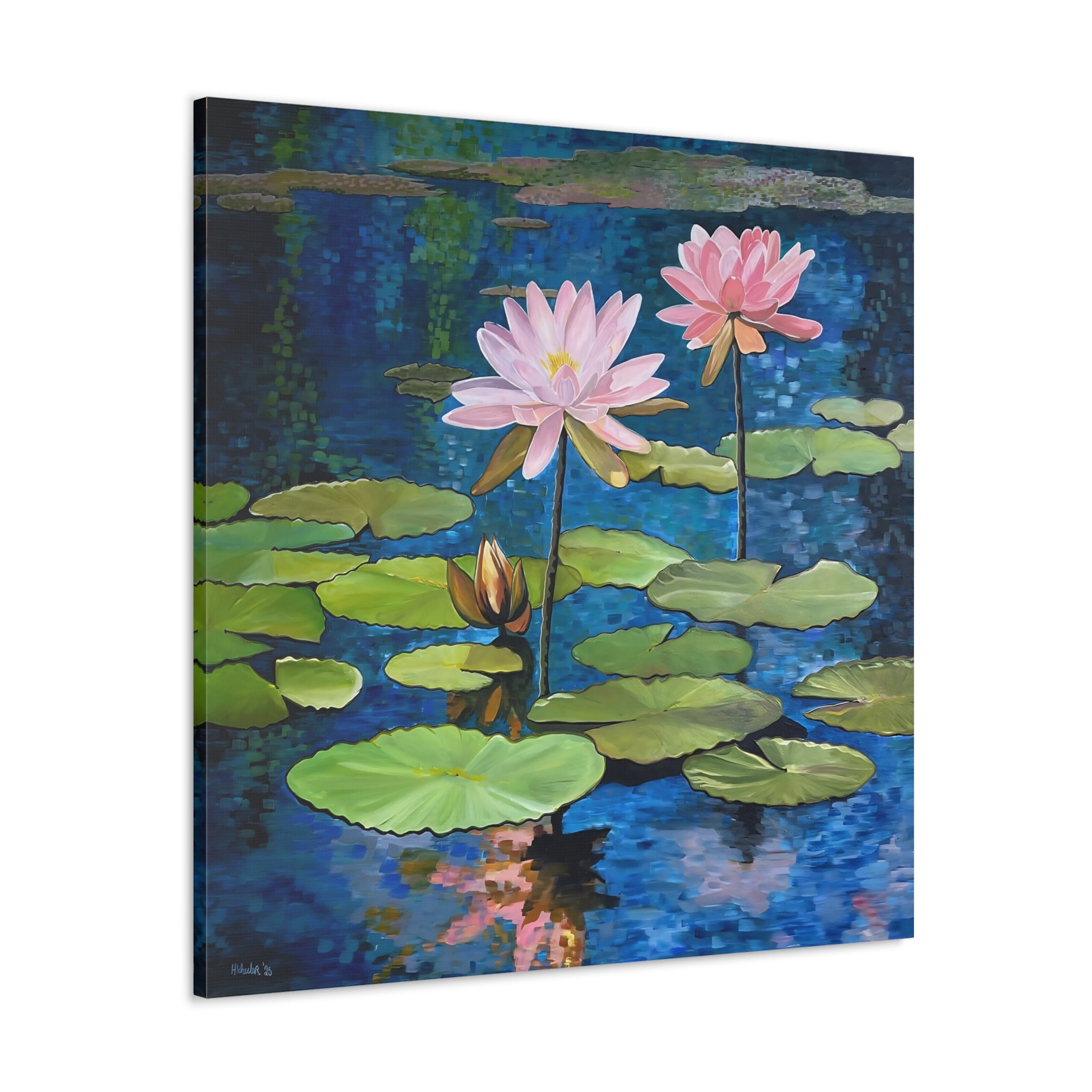 Art: Lotus Flower Canvas Print