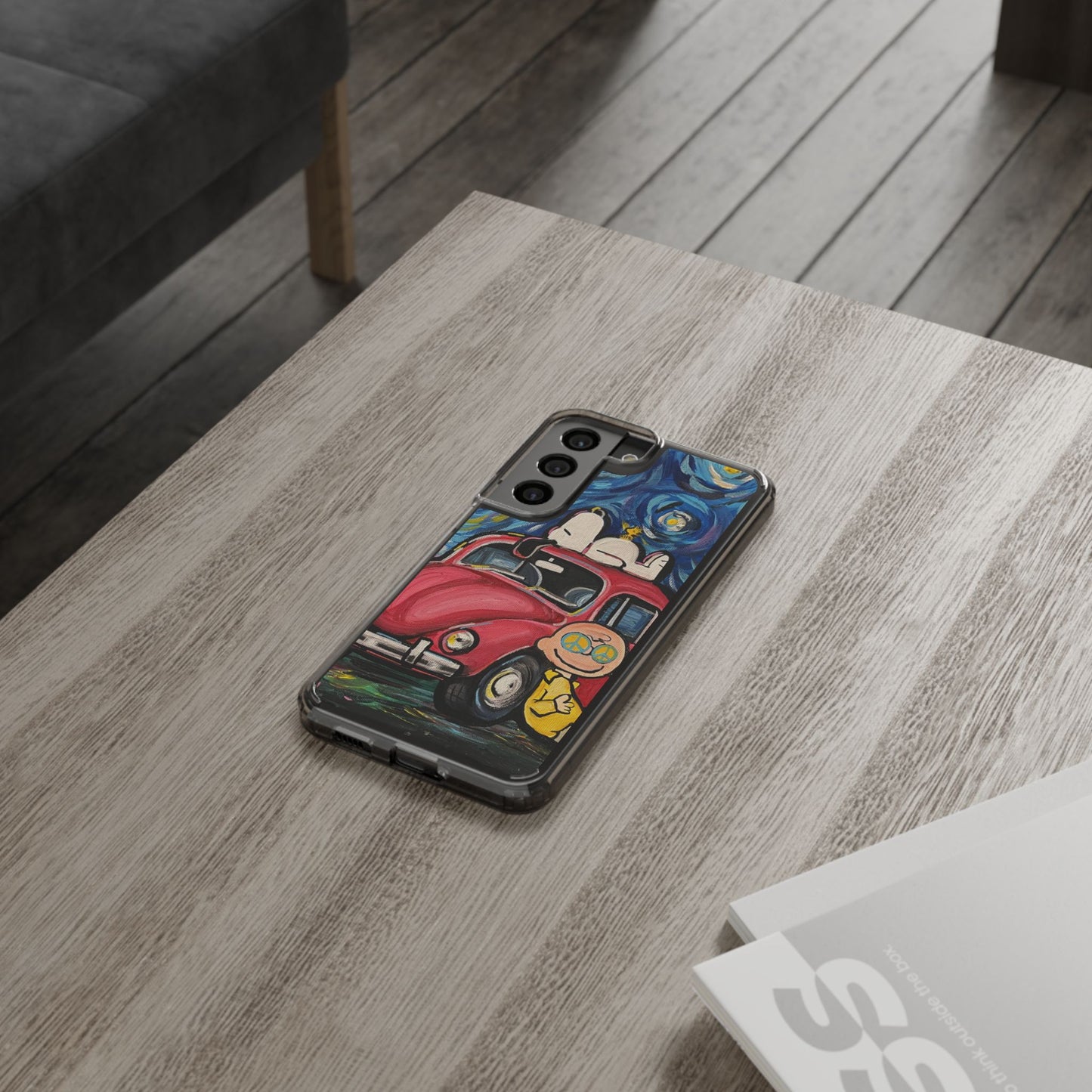 Phone Case: Starry Night with Bug Clear Cases
