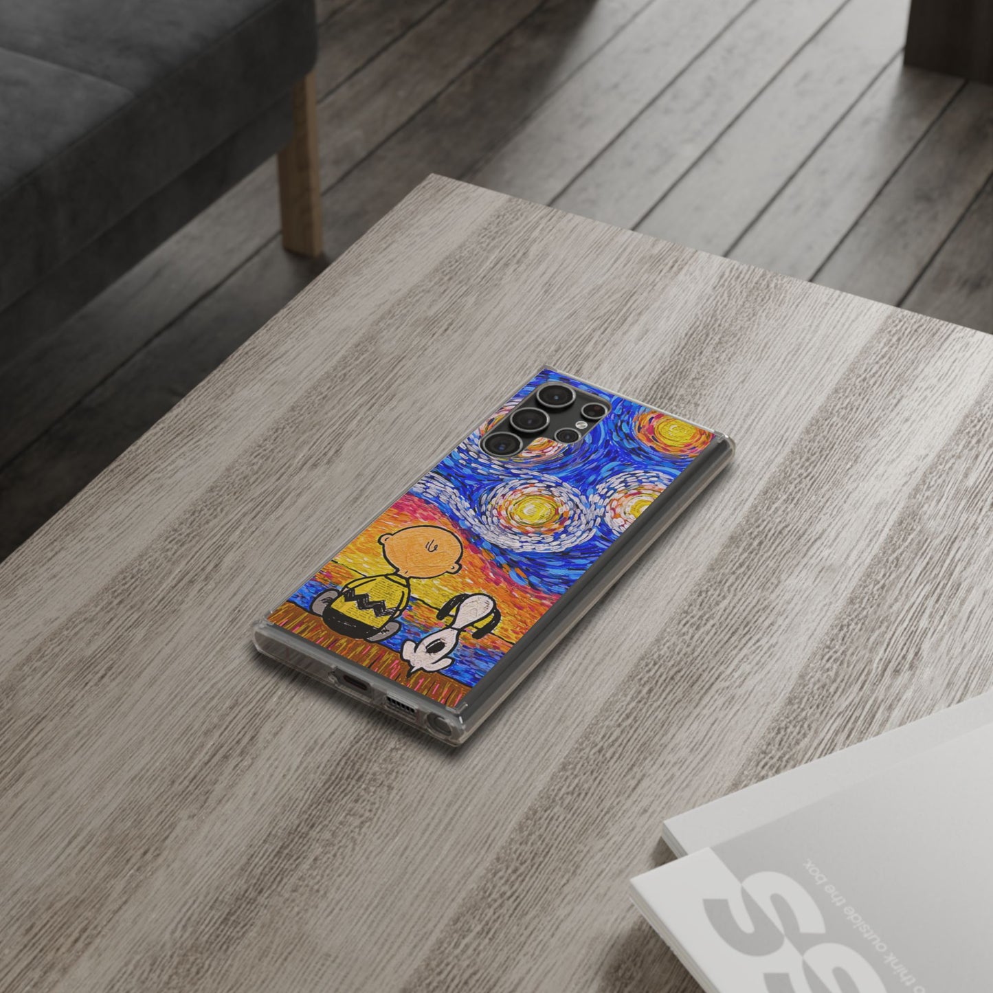 Phone Case: Starry Night at Lake Clear Cases