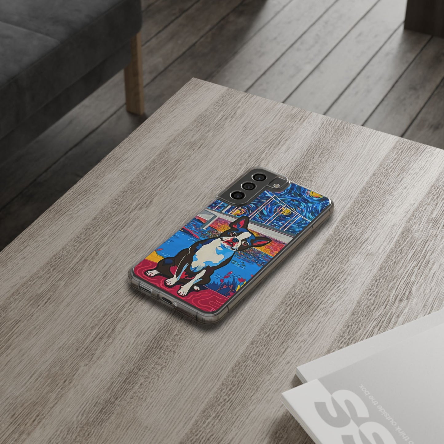 Phone Case: Boston Terrier Clear Cases