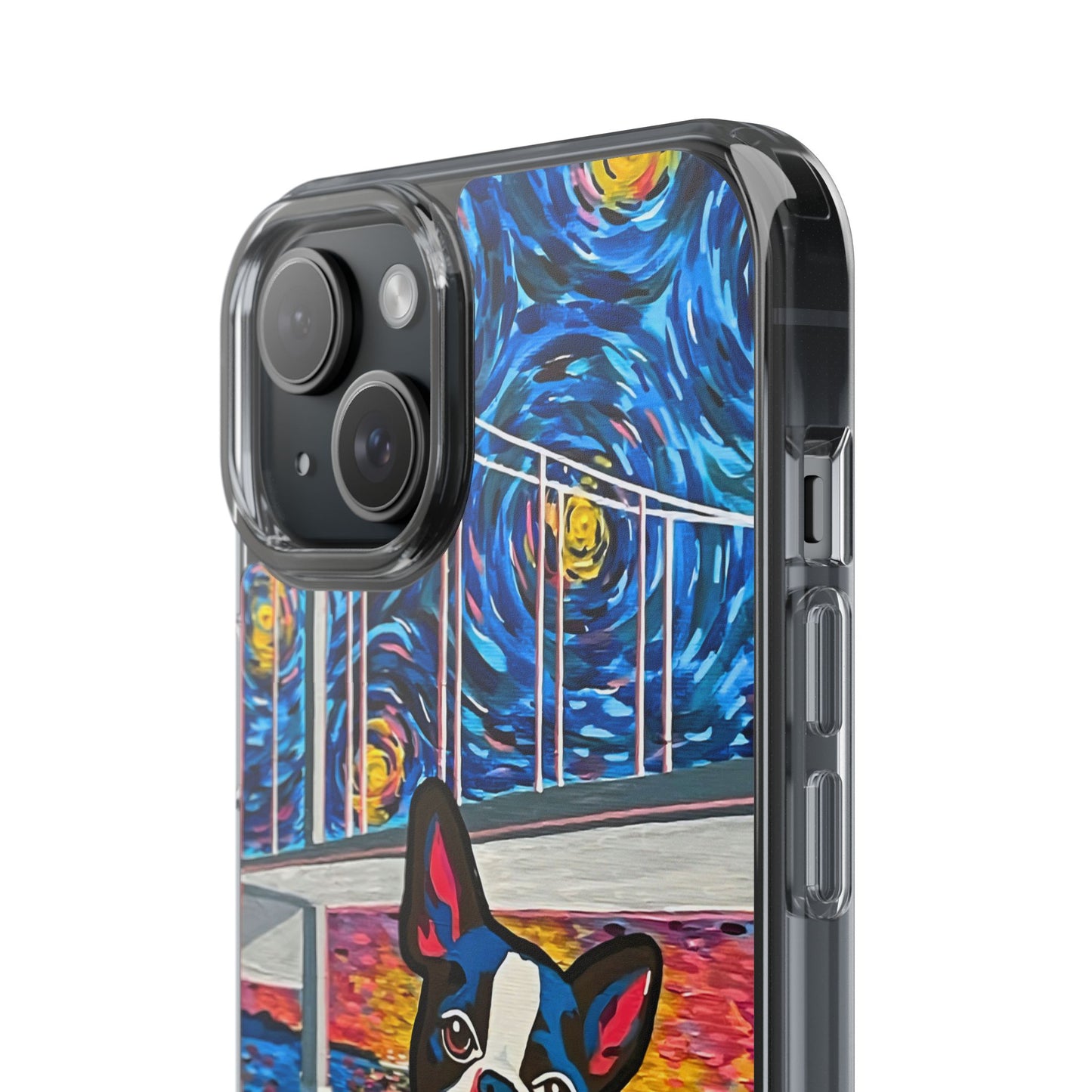 Phone Case: Boston Terrier Clear Cases
