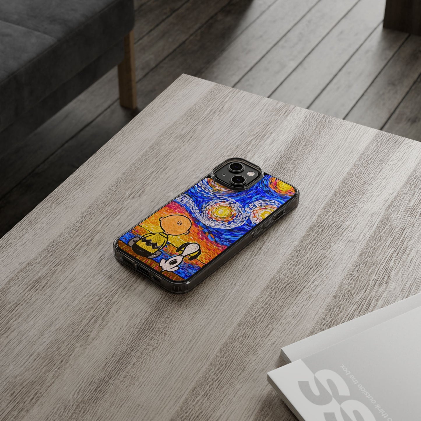 Phone Case: Starry Night at Lake Clear Cases