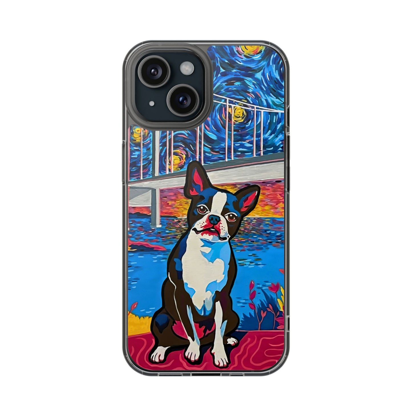 Phone Case: Boston Terrier Clear Cases