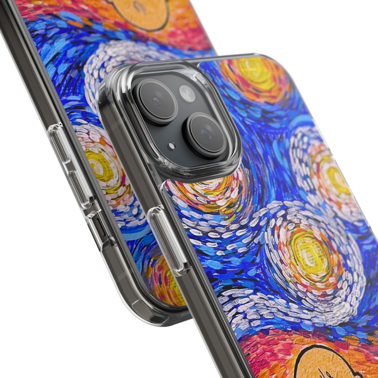 Phone Case: Starry Night at Lake Clear Cases