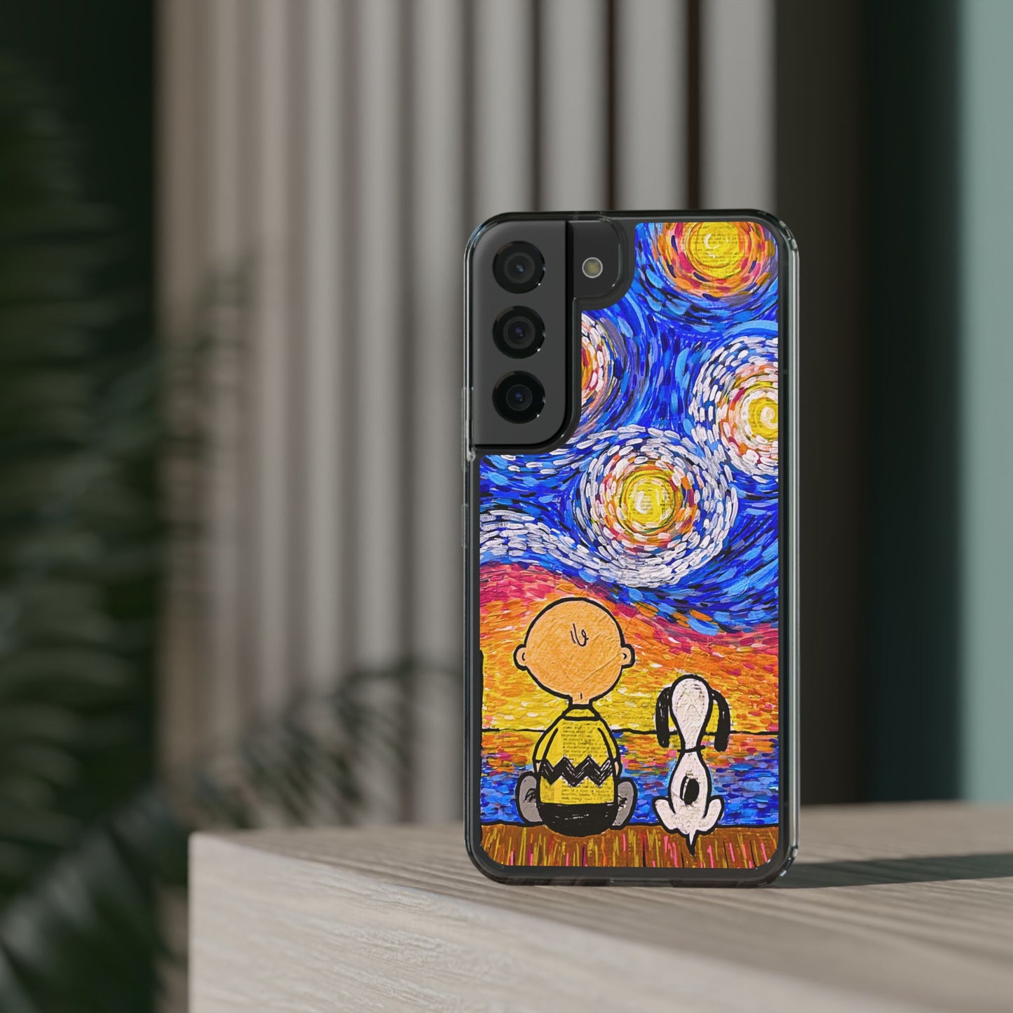 Phone Case: Starry Night at Lake Clear Cases