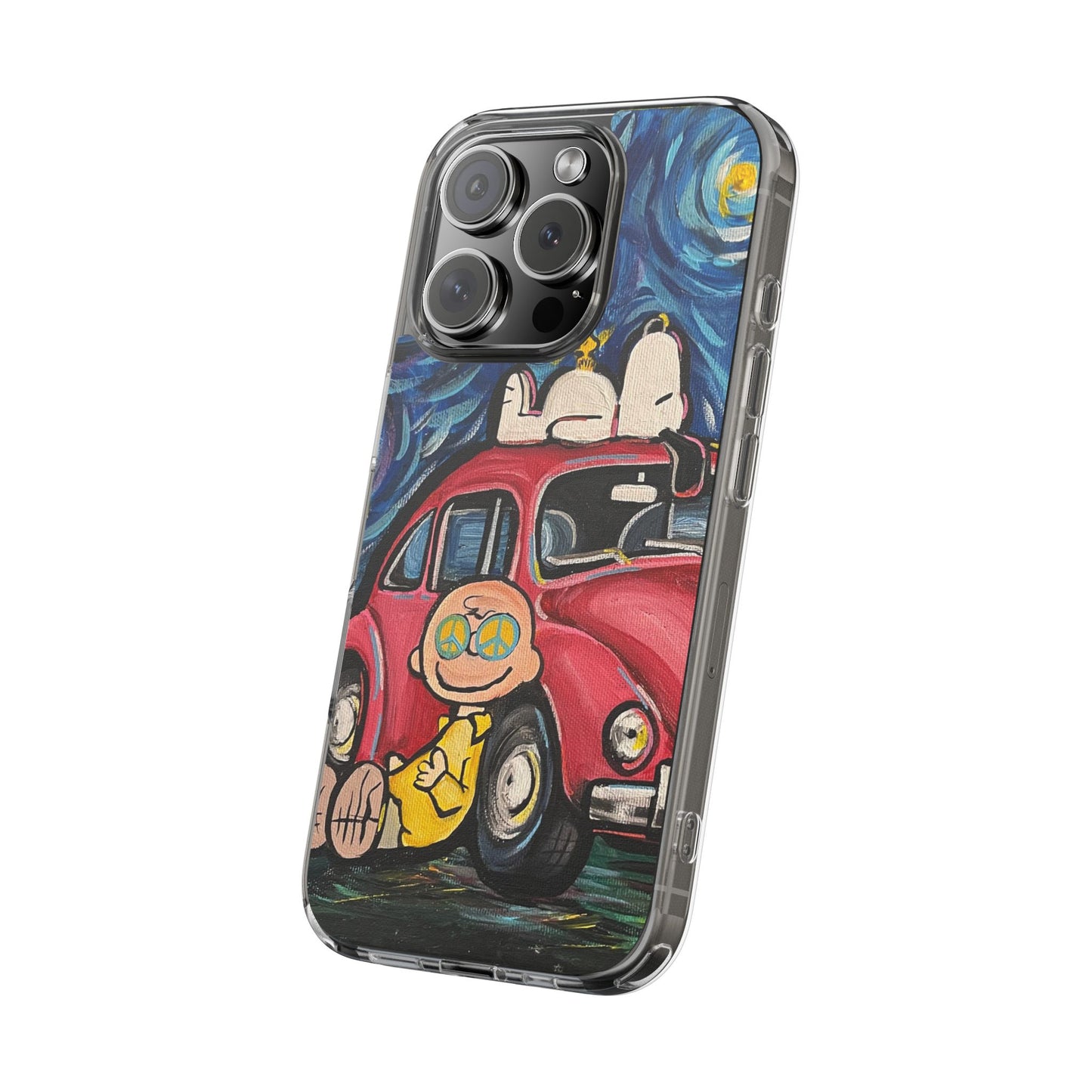 Phone Case: Starry Night with Bug Clear Cases