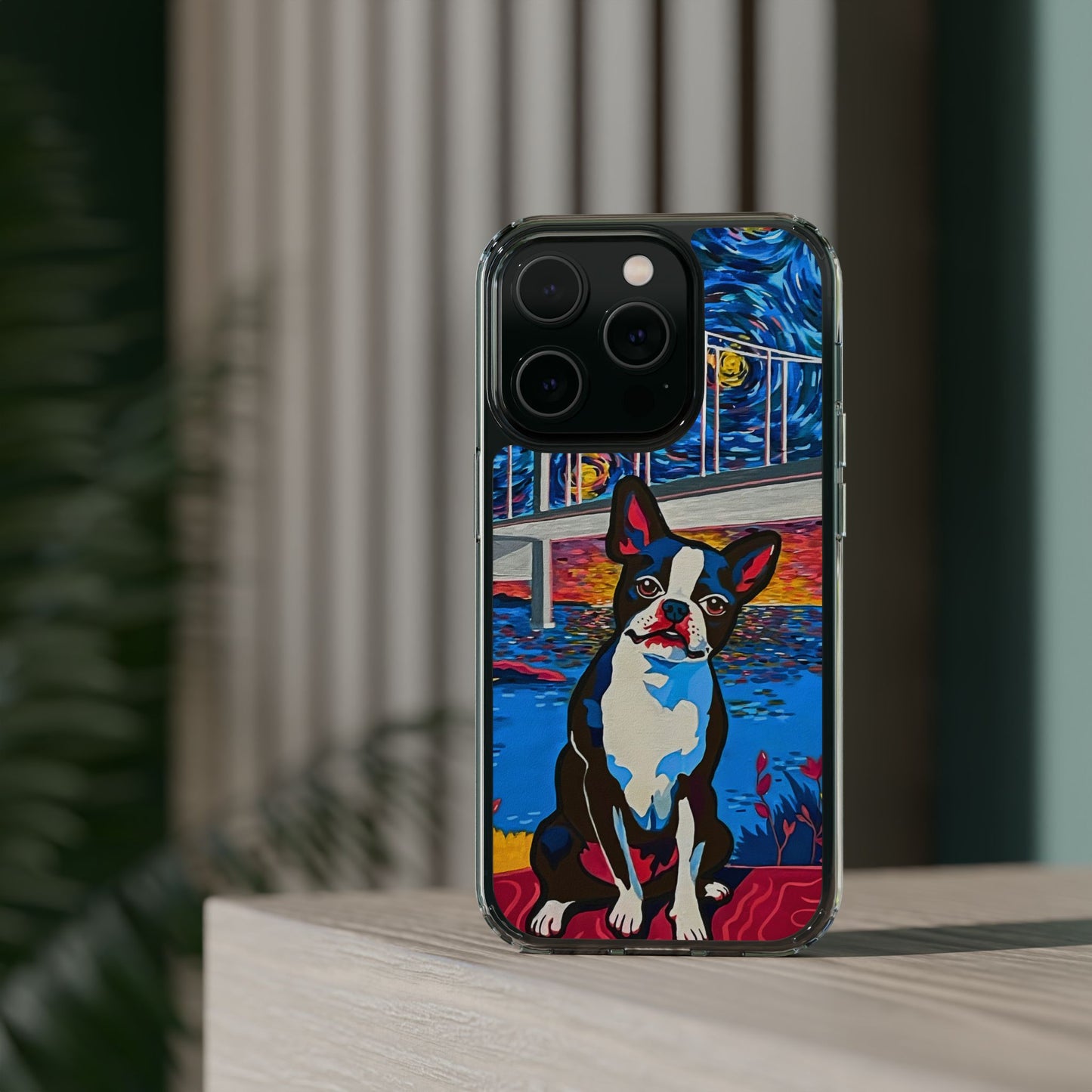 Phone Case: Boston Terrier Clear Cases