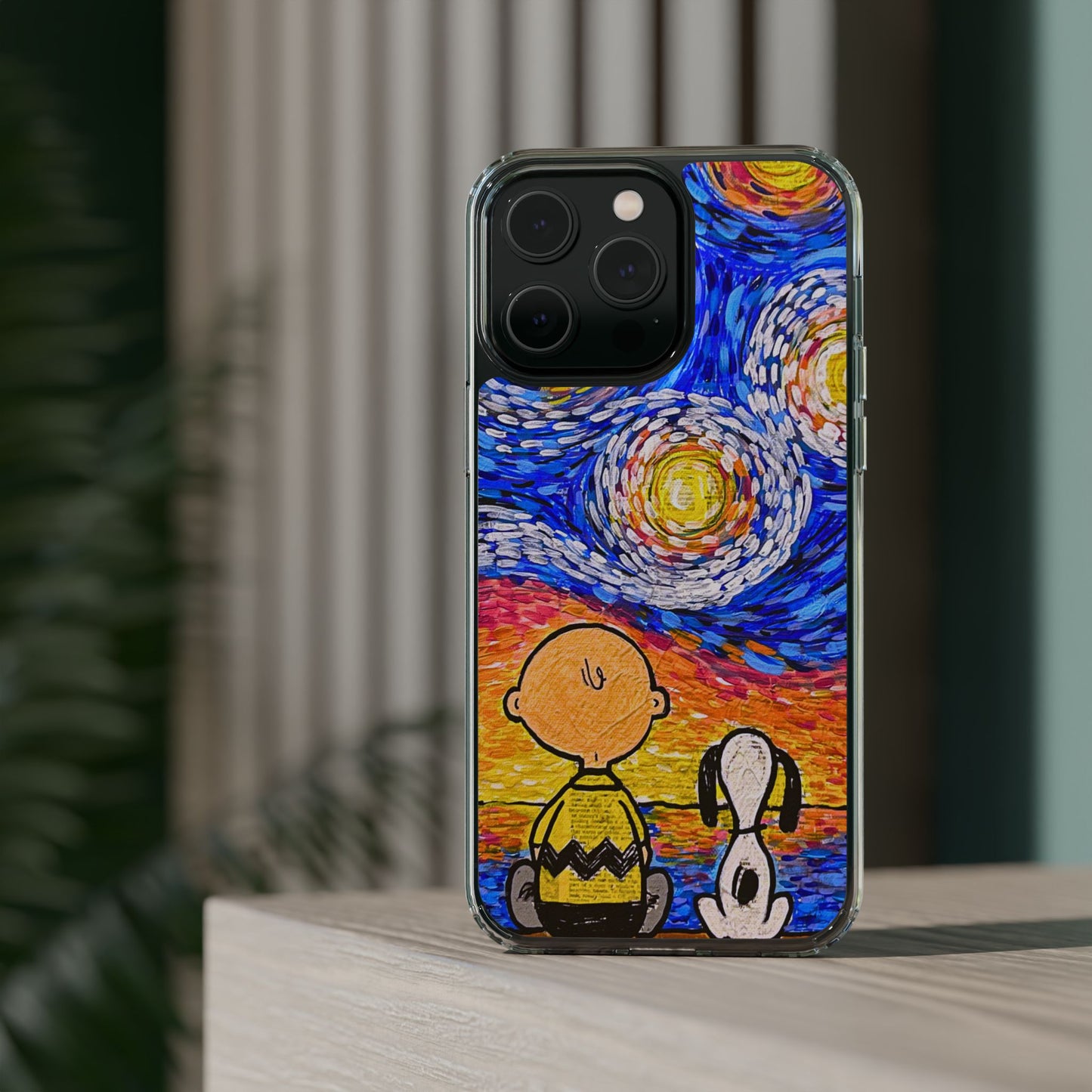 Phone Case: Starry Night at Lake Clear Cases