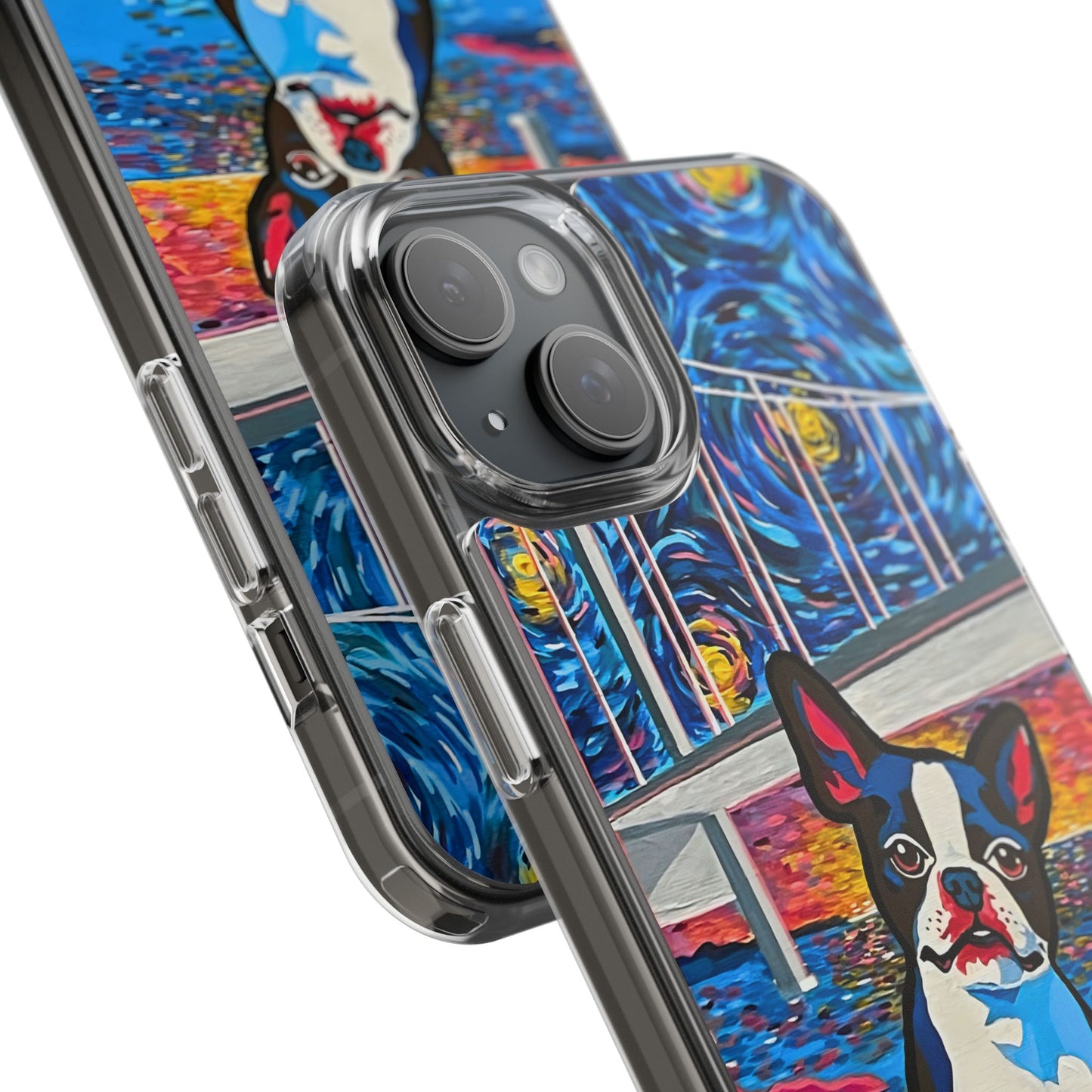 Phone Case: Boston Terrier Clear Cases