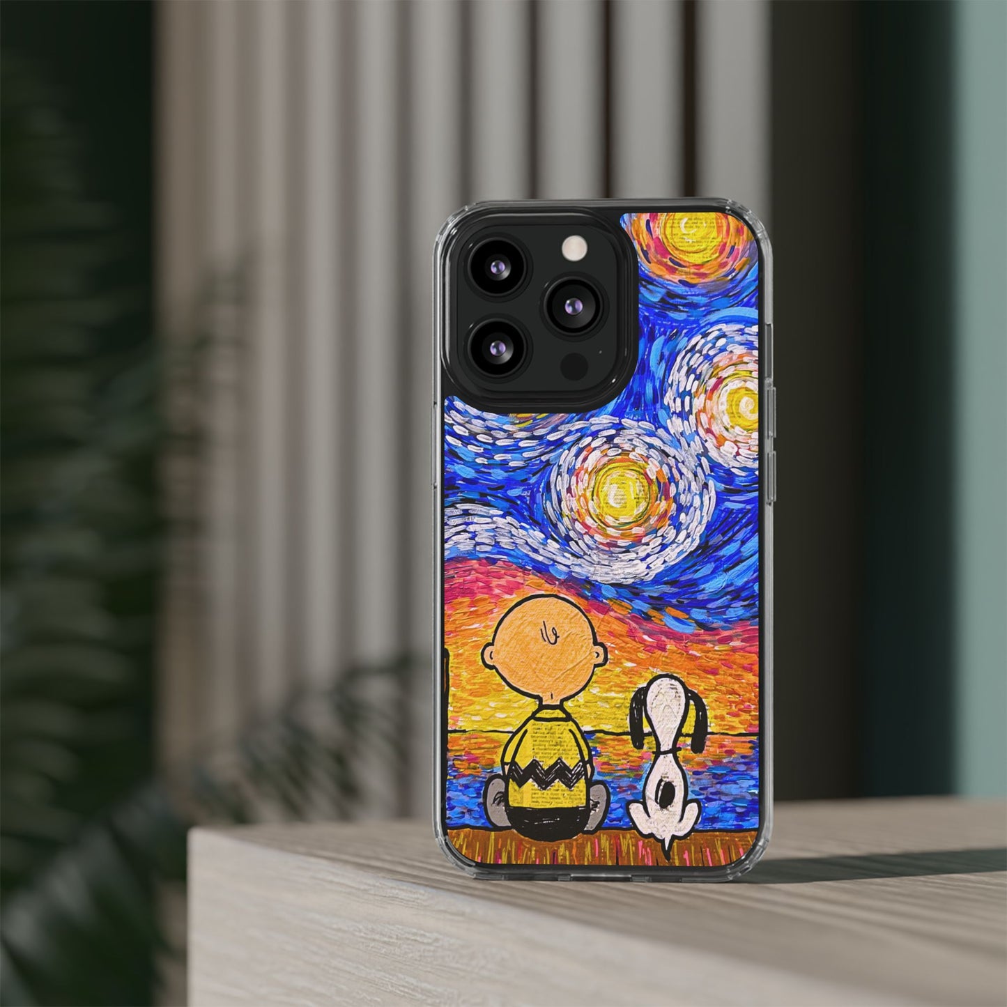 Phone Case: Starry Night at Lake Clear Cases