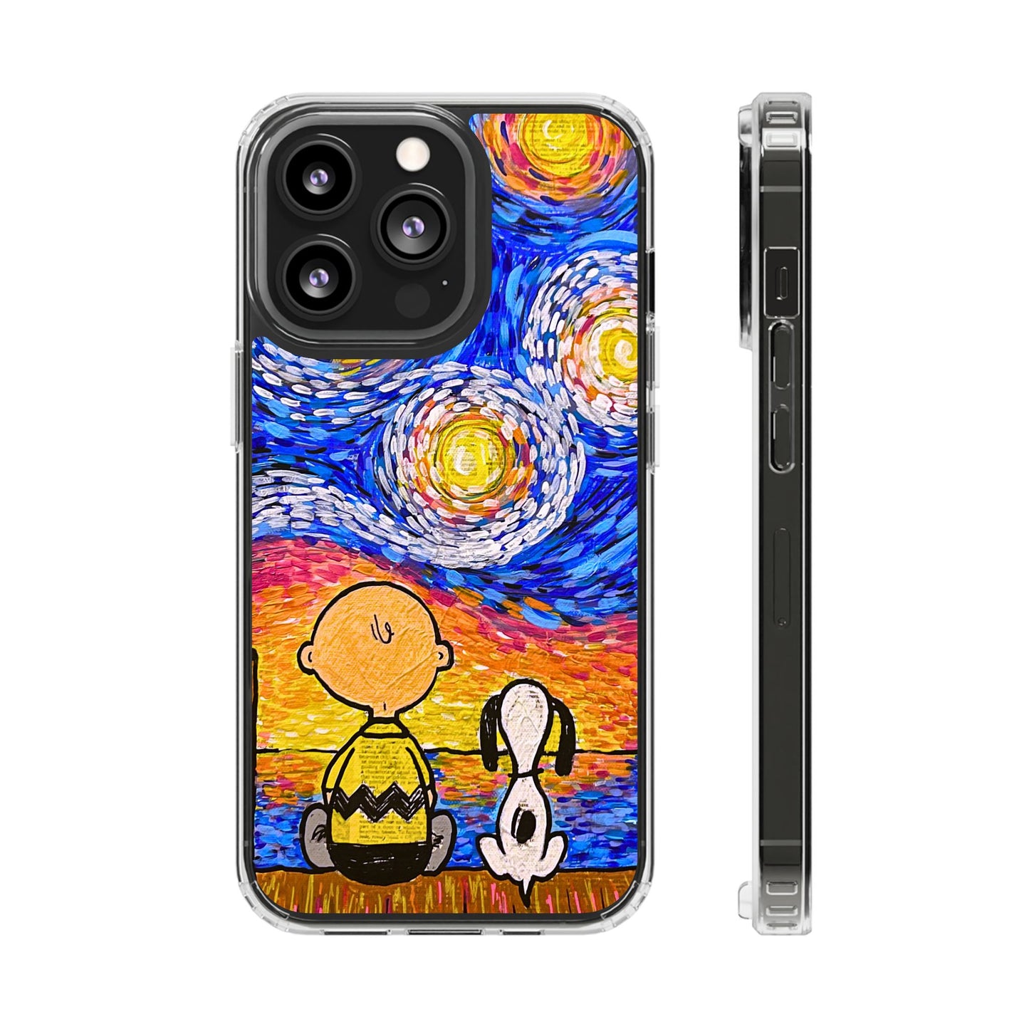 Phone Case: Starry Night at Lake Clear Cases