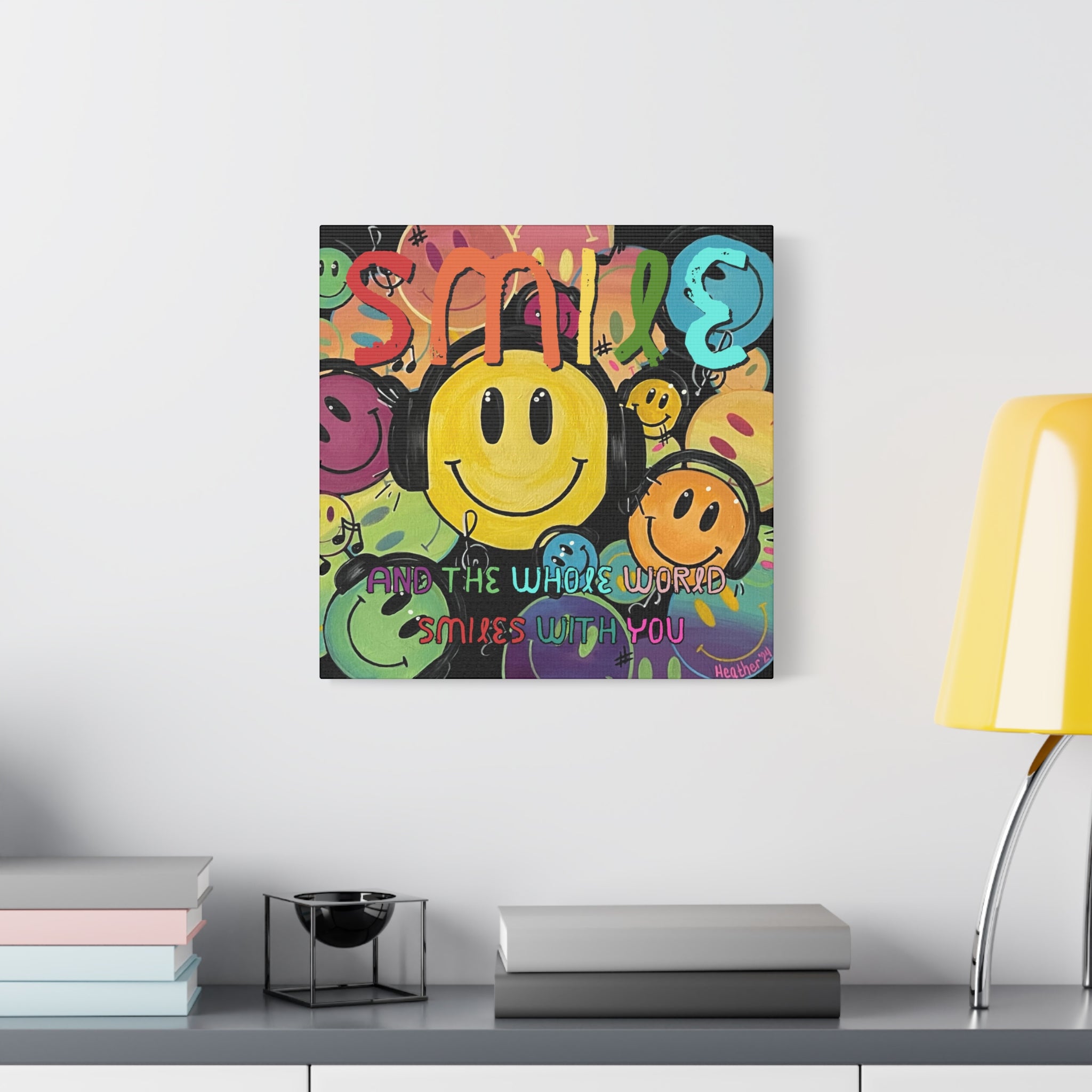 Art: Smile Canvas Print