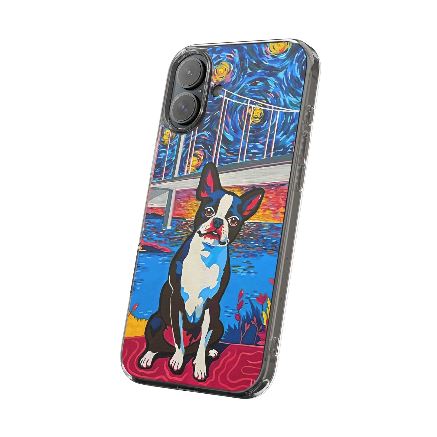 Phone Case: Boston Terrier Clear Cases