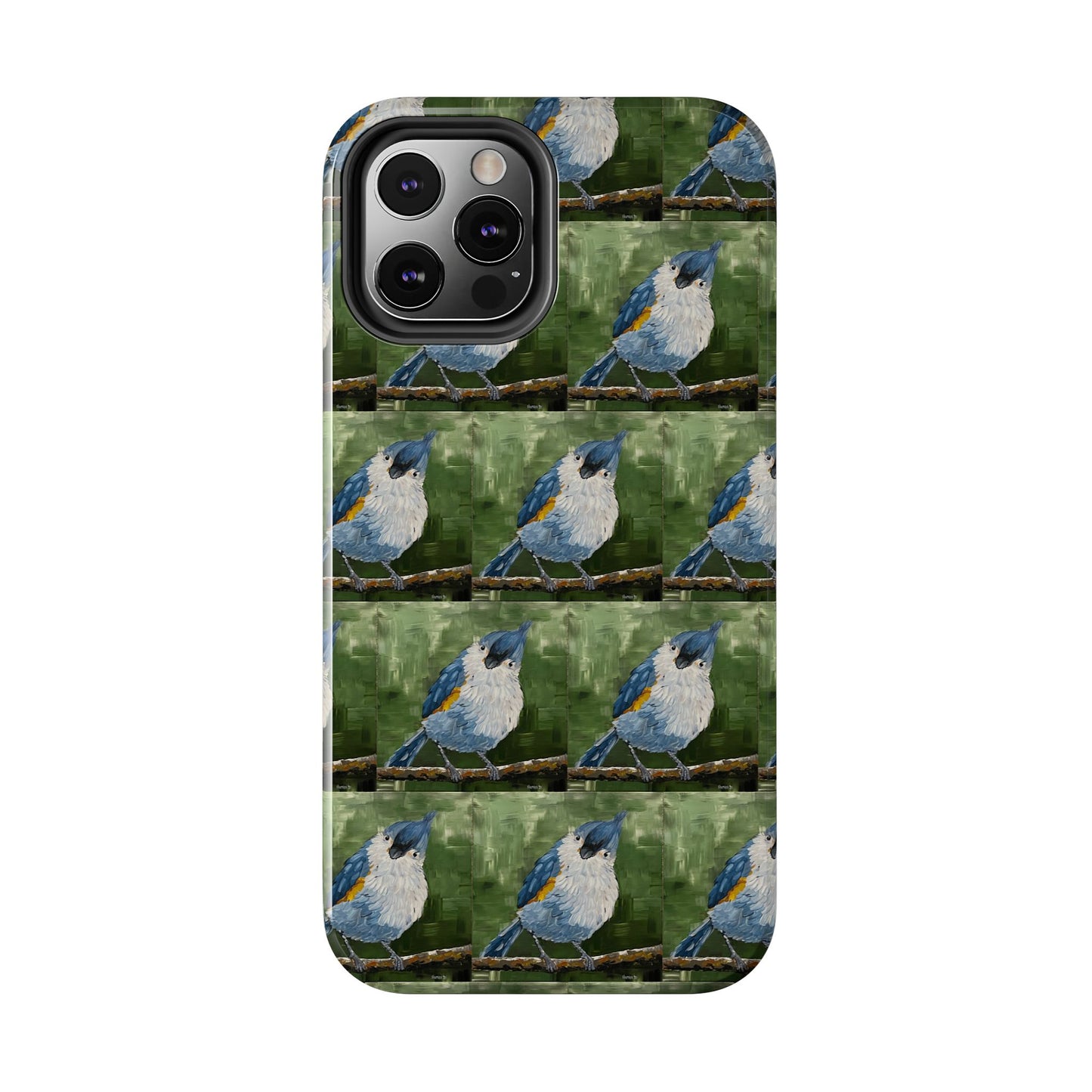 Phone Case: Titmouse Bird Tough Phone Case - BirdInspired Design