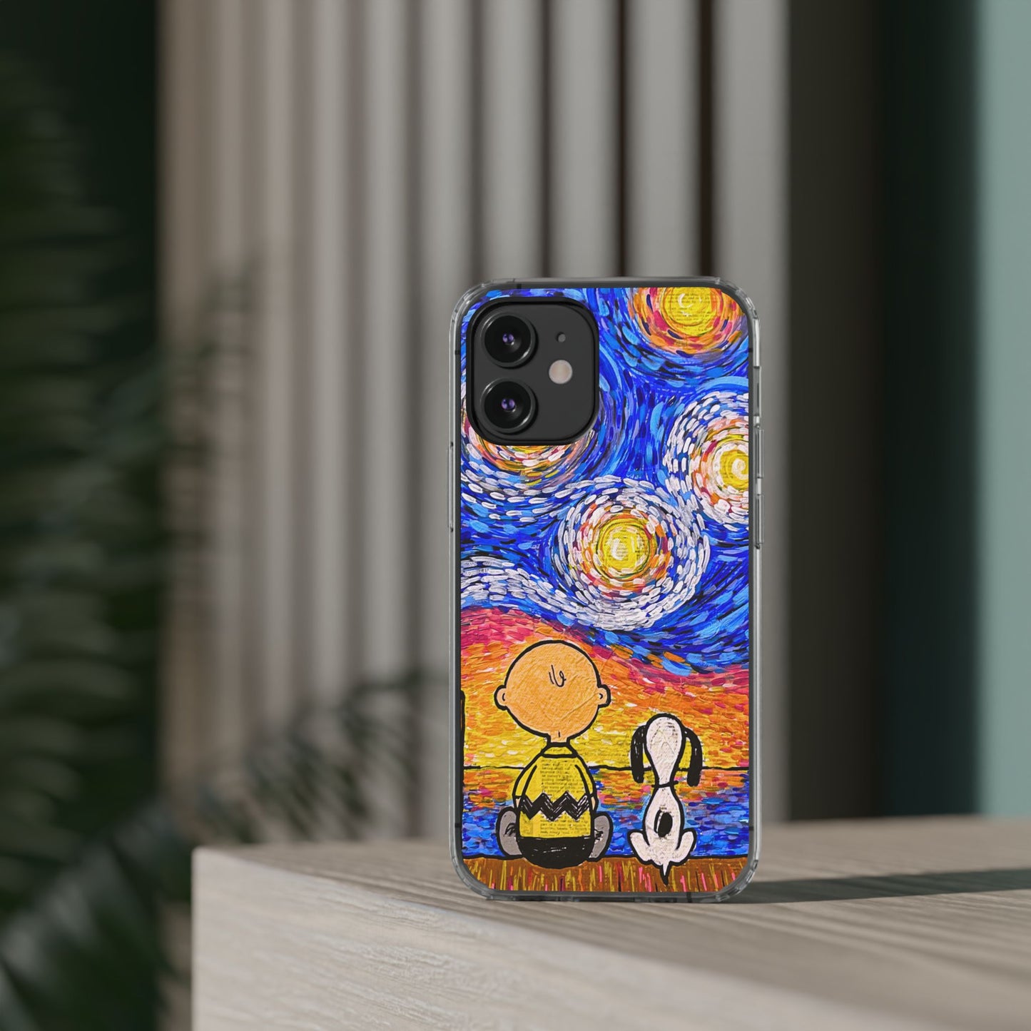 Phone Case: Starry Night at Lake Clear Cases