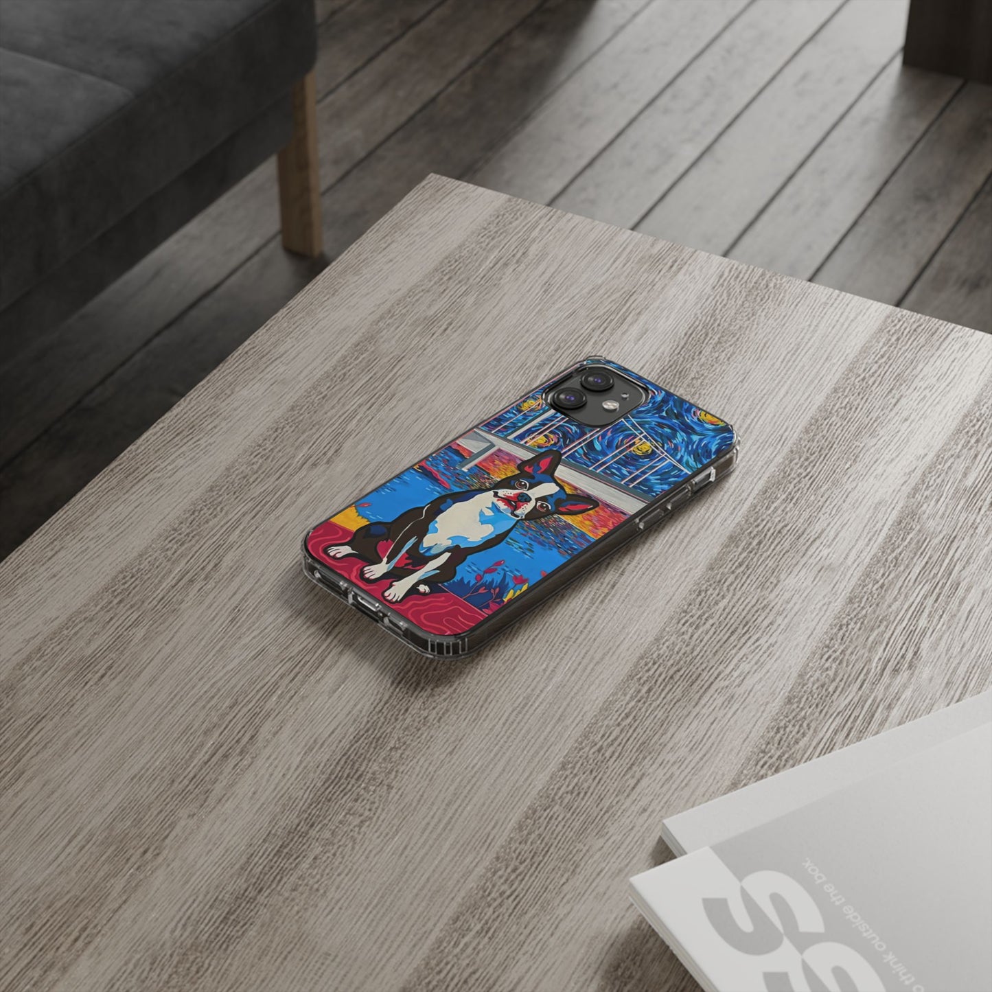 Phone Case: Boston Terrier Clear Cases