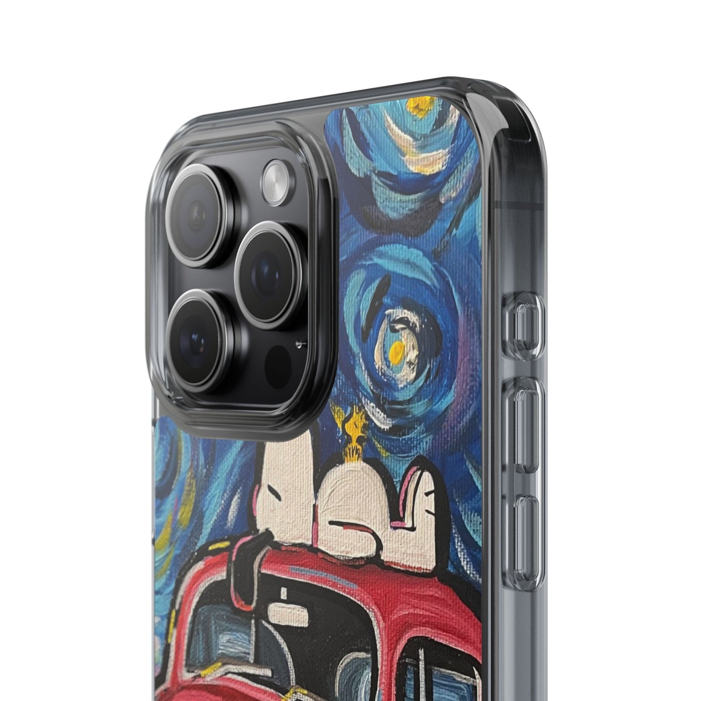 Phone Case: Starry Night with Bug Clear Cases