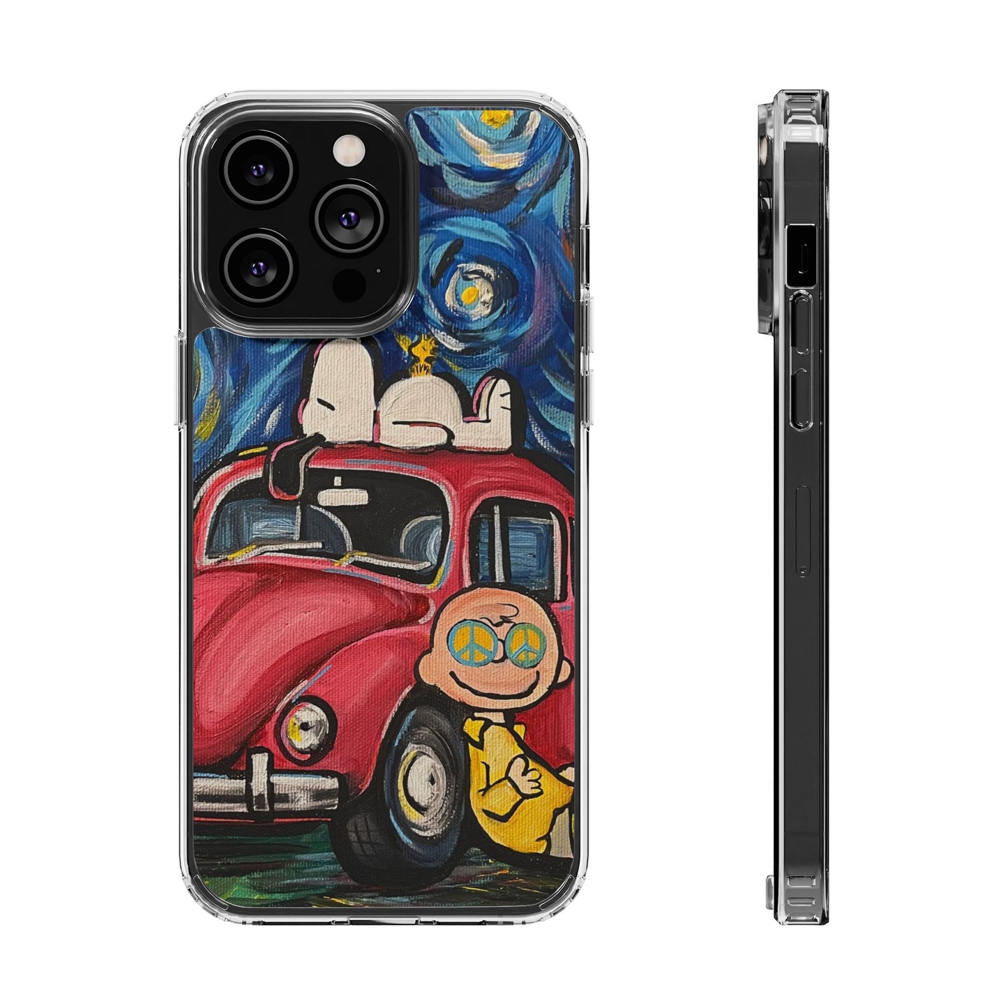 Phone Case: Starry Night with Bug Clear Cases