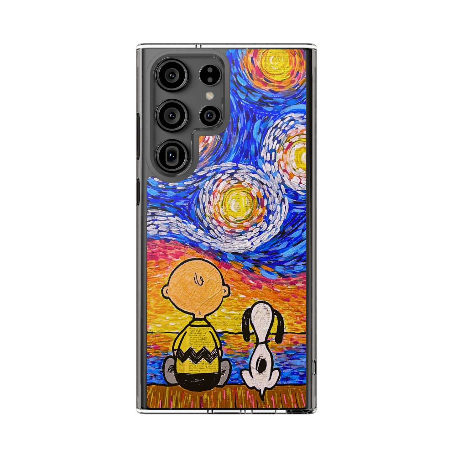 Phone Case: Starry Night at Lake Clear Cases