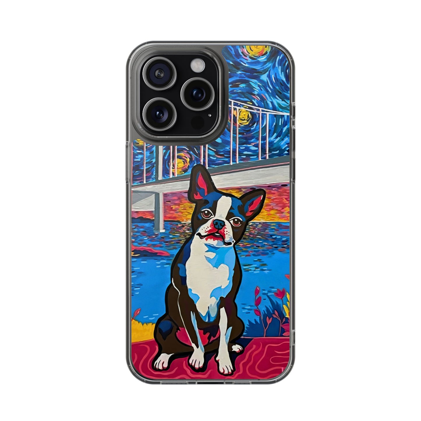 Phone Case: Boston Terrier Clear Cases