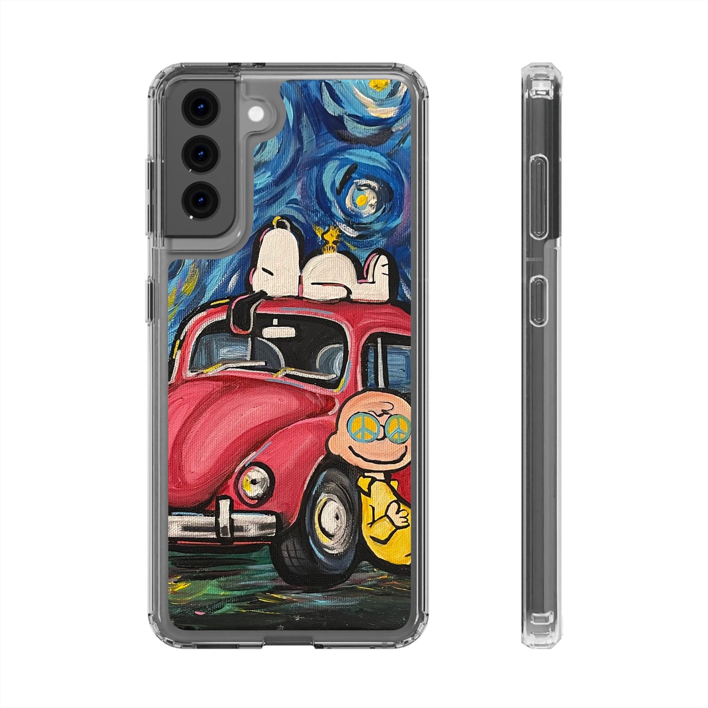 Phone Case: Starry Night with Bug Clear Cases