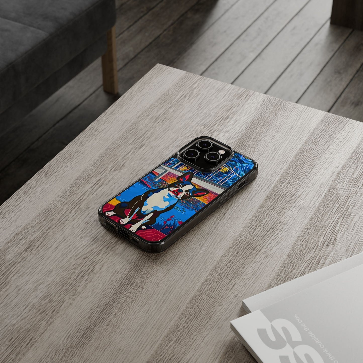 Phone Case: Boston Terrier Clear Cases