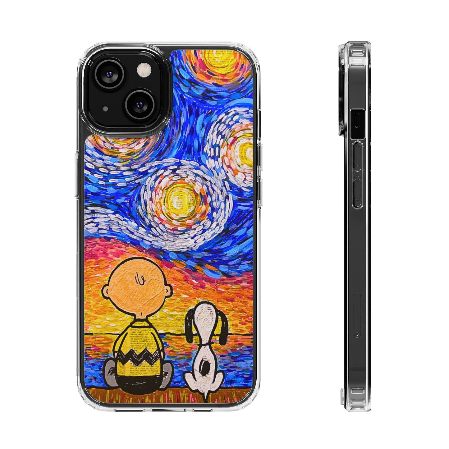 Phone Case: Starry Night at Lake Clear Cases