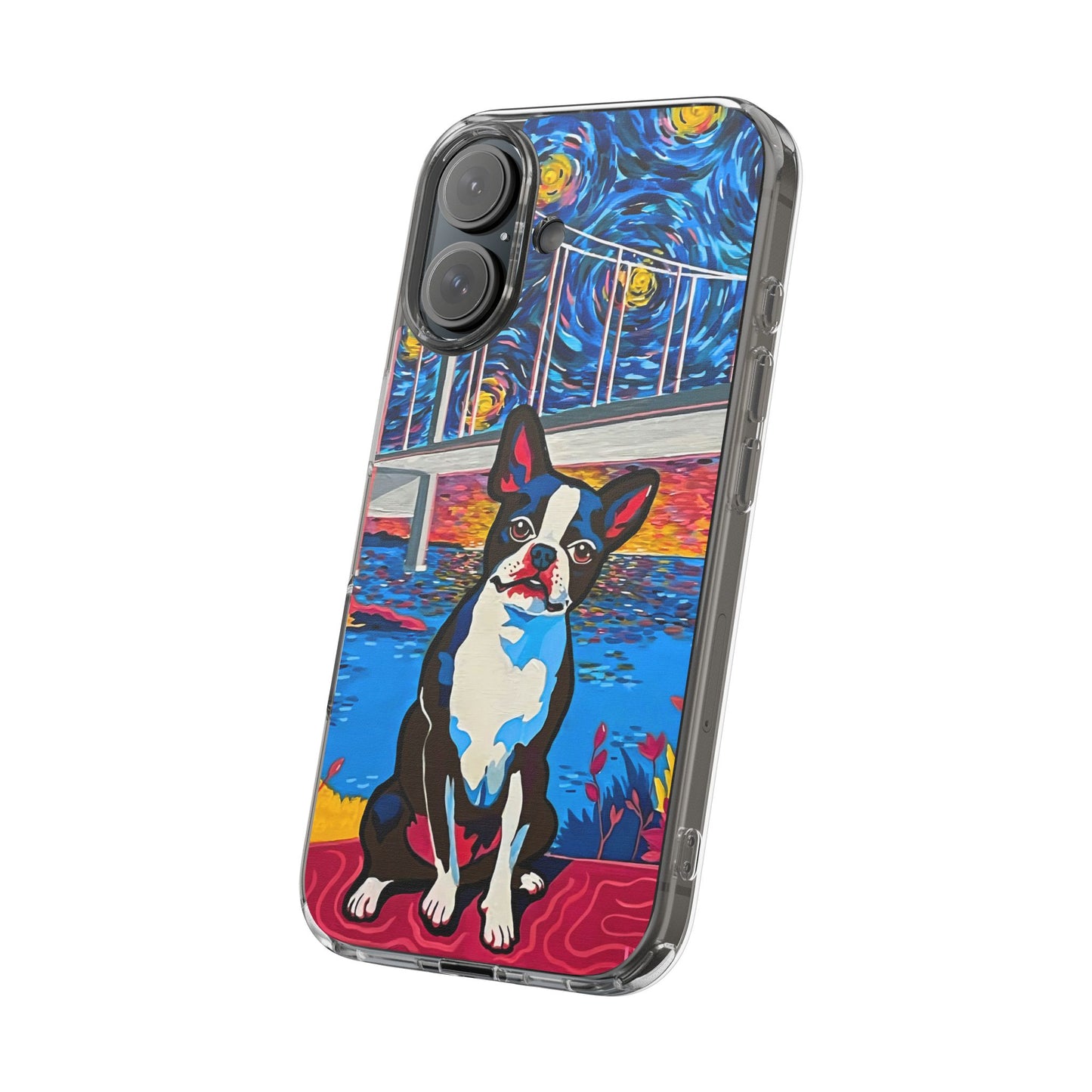 Phone Case: Boston Terrier Clear Cases