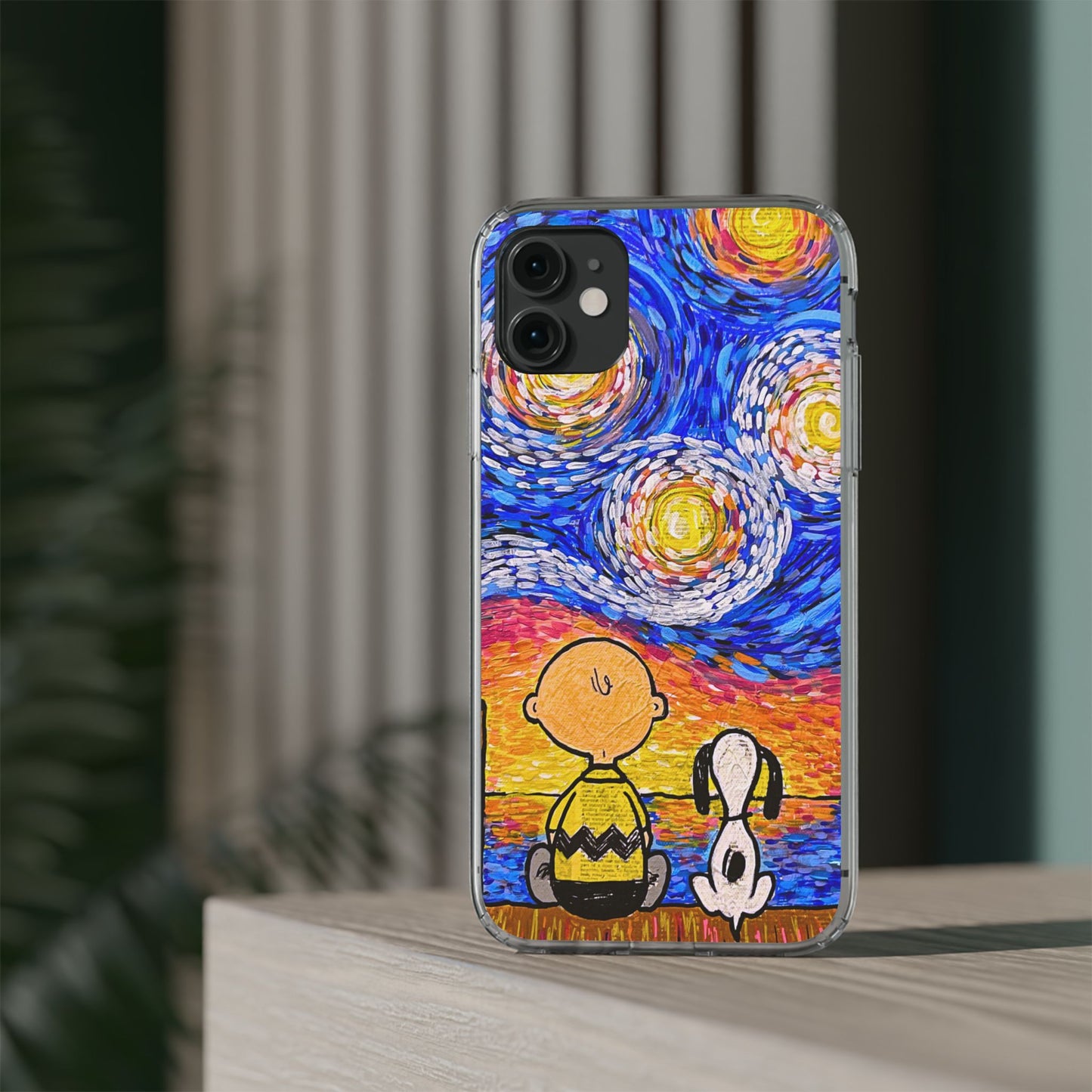 Phone Case: Starry Night at Lake Clear Cases