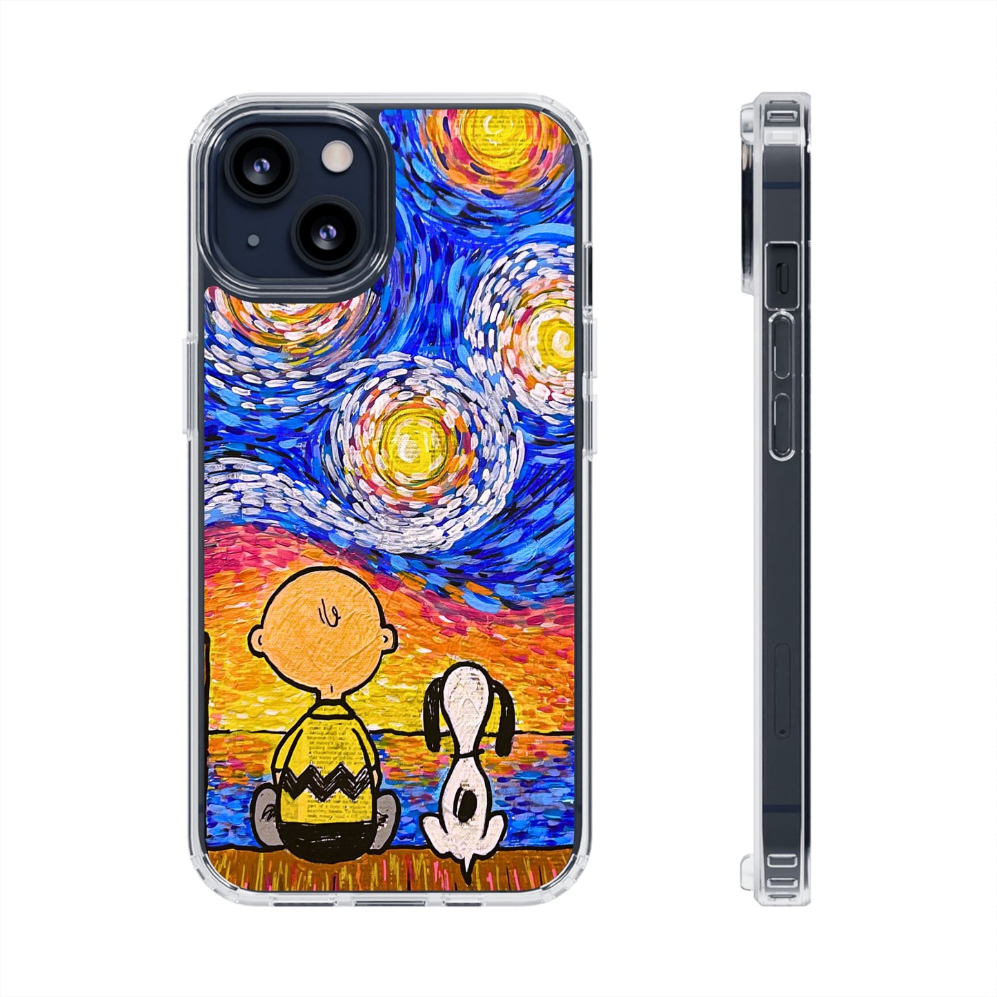 Phone Case: Starry Night at Lake Clear Cases