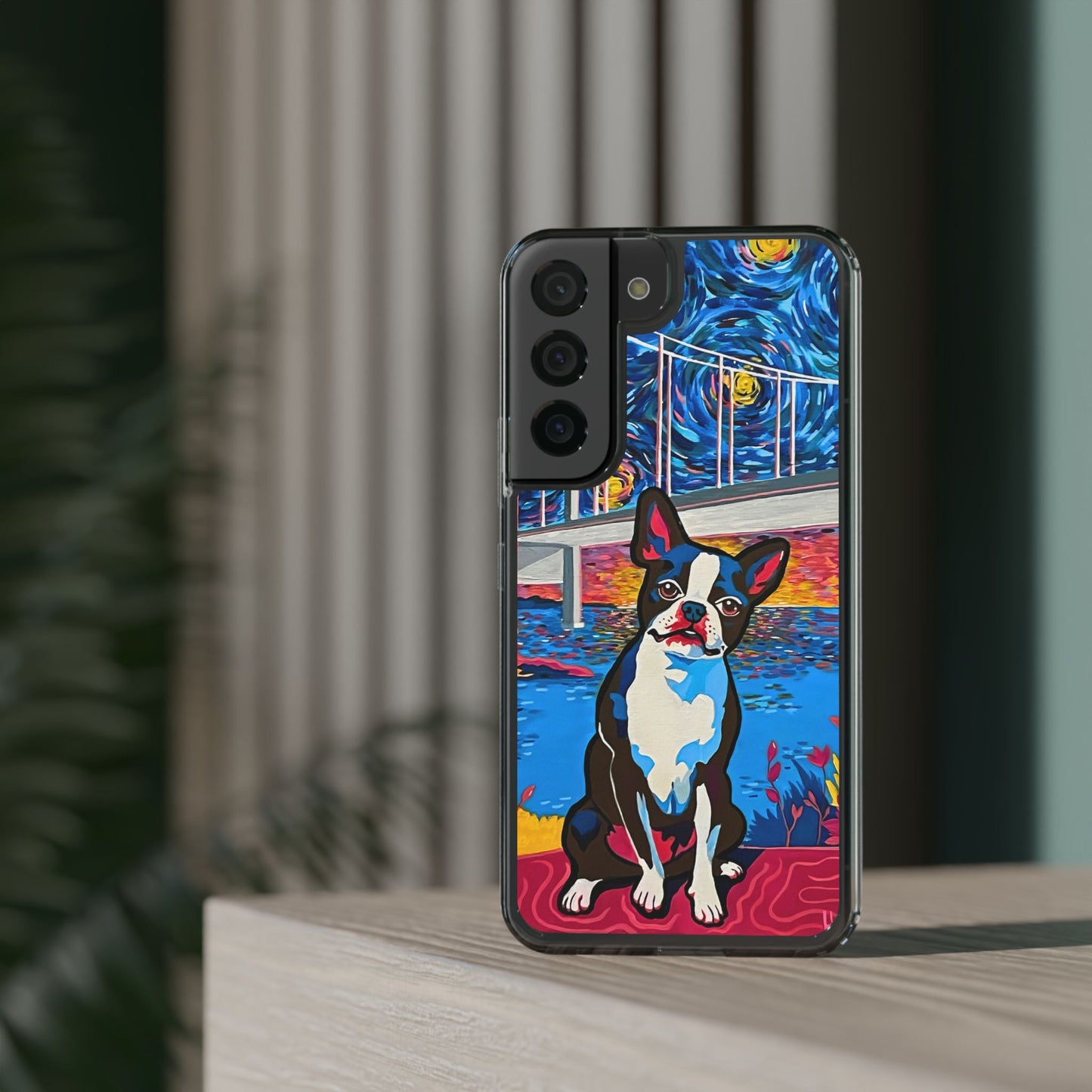 Phone Case: Boston Terrier Clear Cases