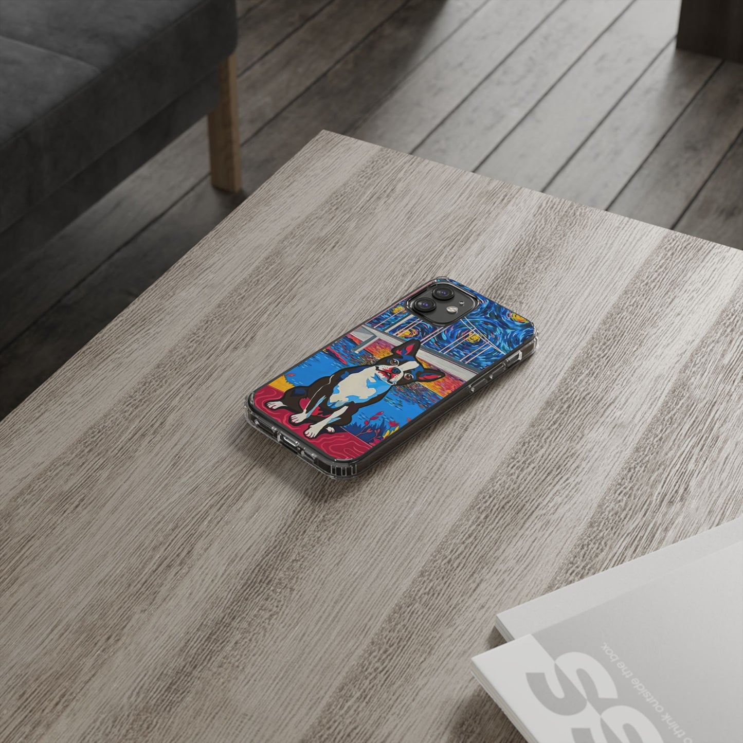 Phone Case: Boston Terrier Clear Cases