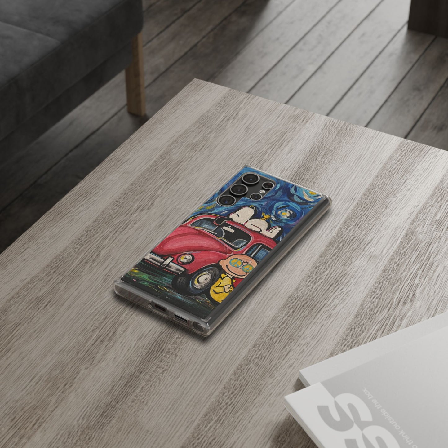 Phone Case: Starry Night with Bug Clear Cases