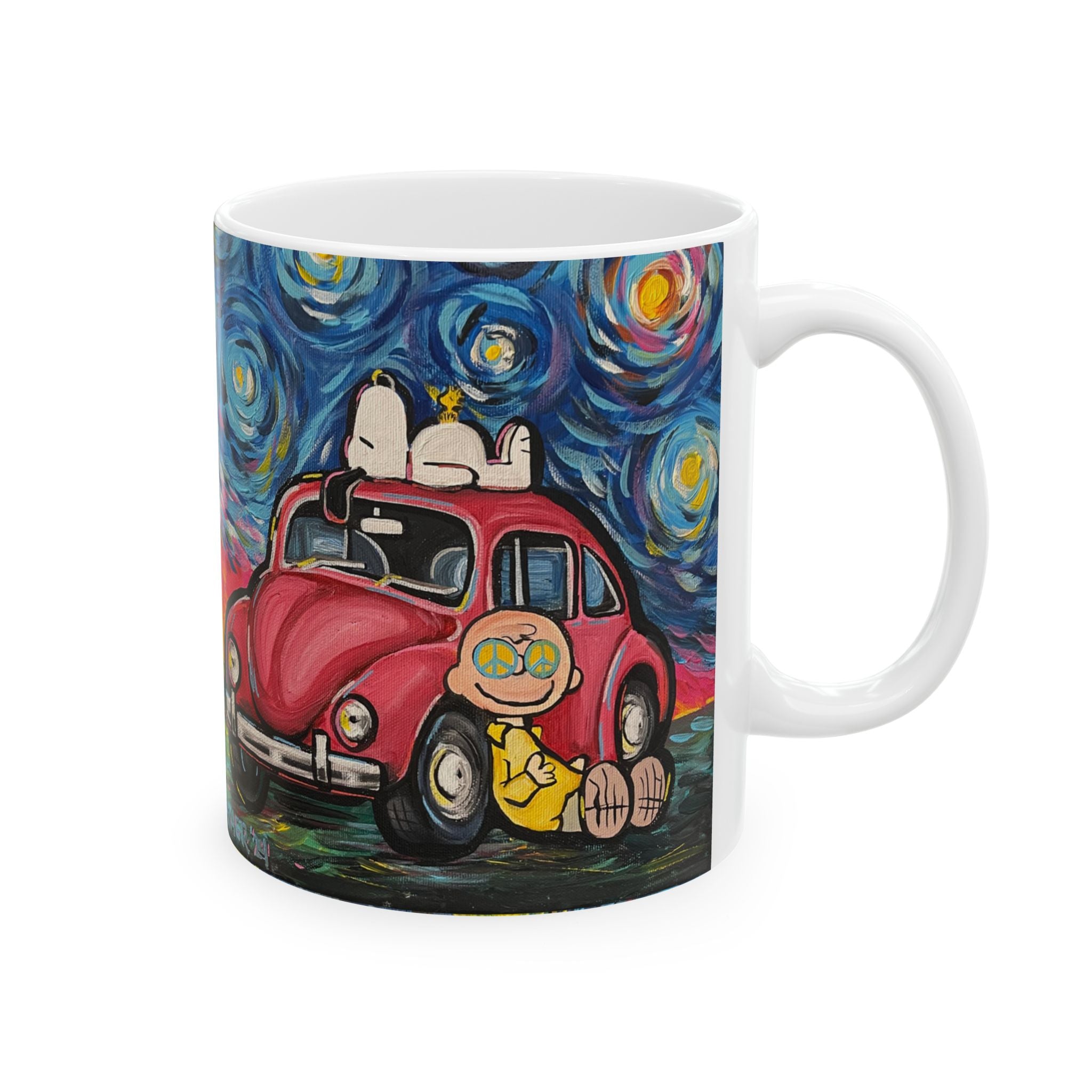 Mug: Starry Night 2 Pics Ceramic Mug, (11oz, 15oz)