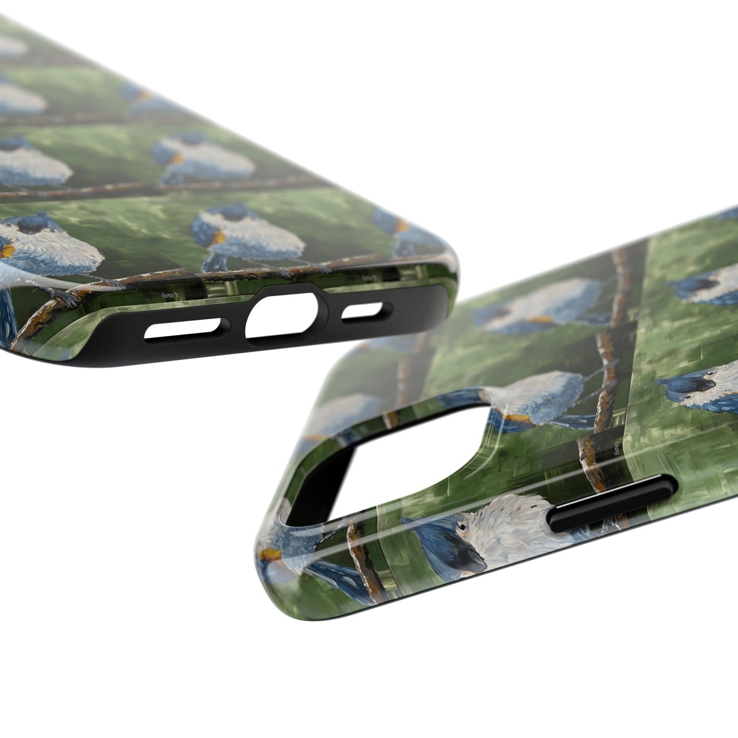 Phone Case: Titmouse Bird Tough Phone Case - BirdInspired Design